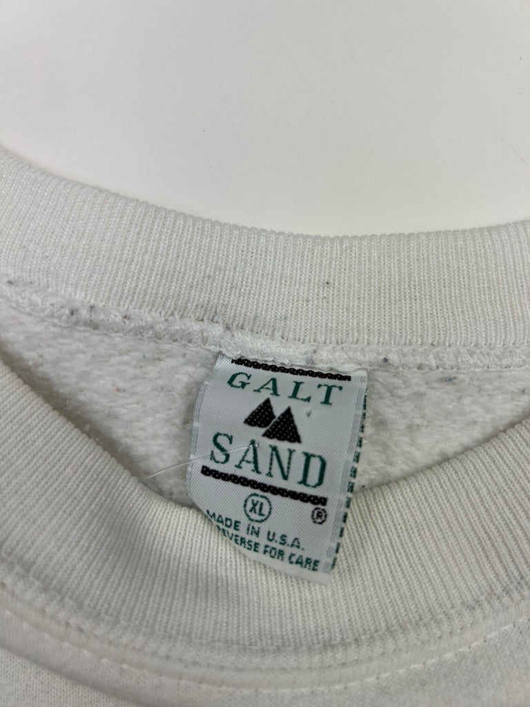 Vintage 90s University of Hawaii Rainbows Big Graphic Collegiate Sweatshirt Size XL