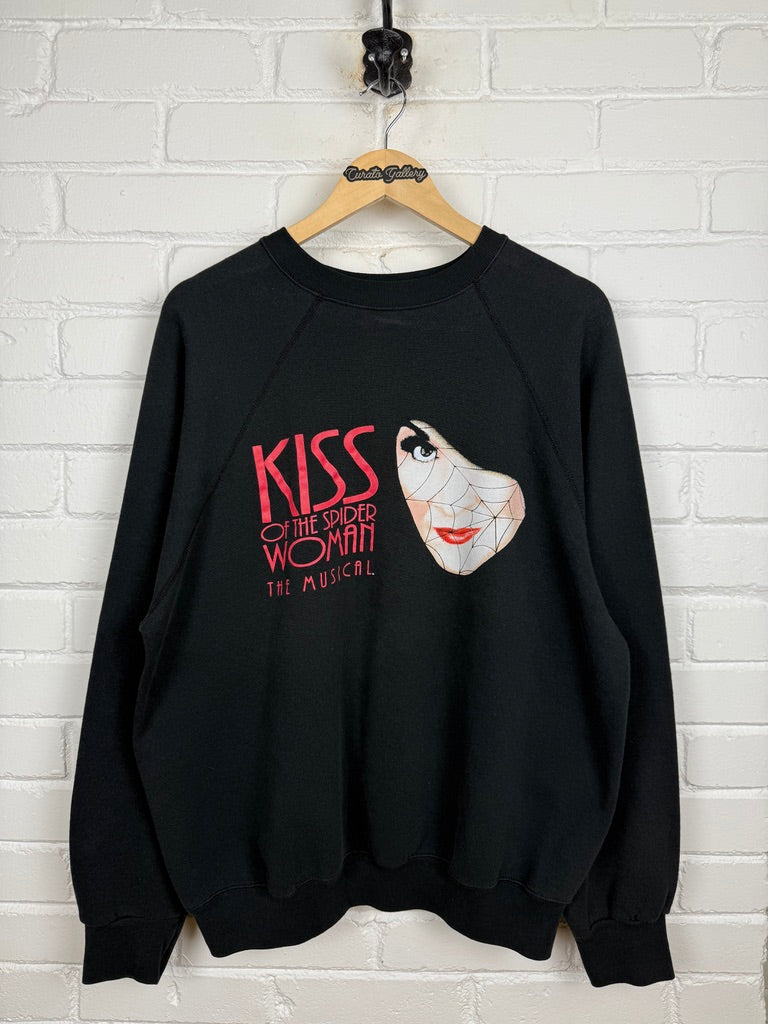 Vintage 80's/90s Kiss Of The Spider Woman The Musical Promo Graphic Sweatshirt Size XL