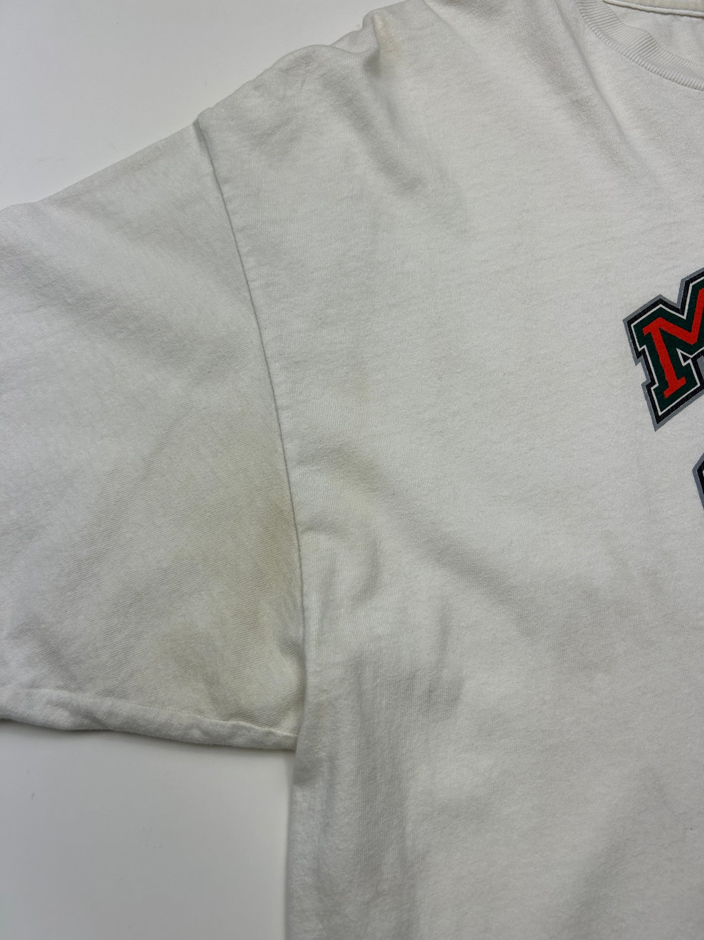 Vintage 2001 Miami Hurricanes National Champs Football Champion T Shirt Size XXL