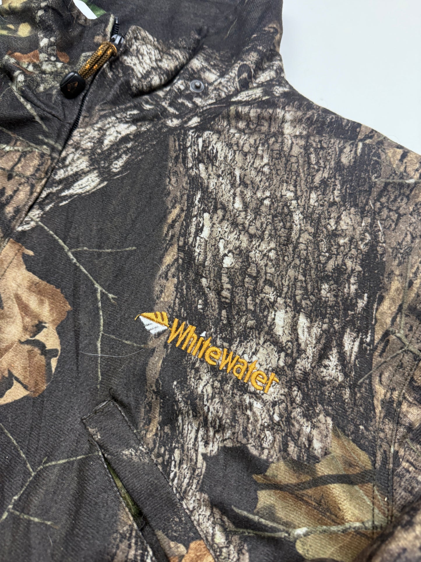 Vintage Whitewater Mossy Oak Break Up Tree Camo Quilted Lined Jacket Size L