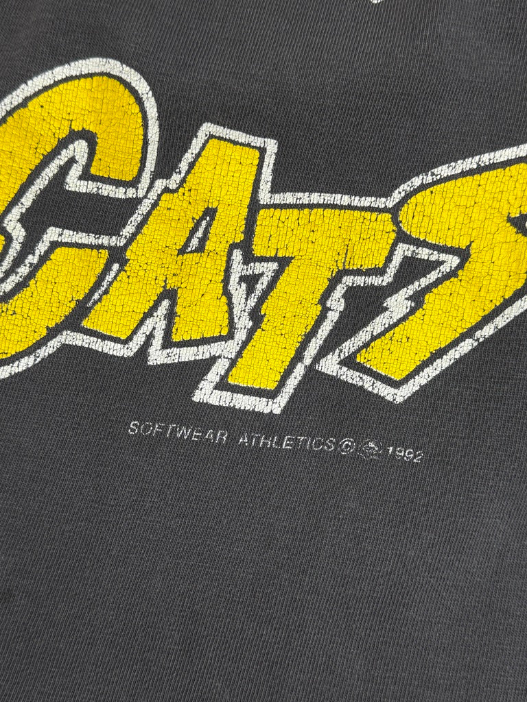 Vintage 1992 Hamilton Tiger-Cats CFL Football Graphic T Shirt Size L 90s