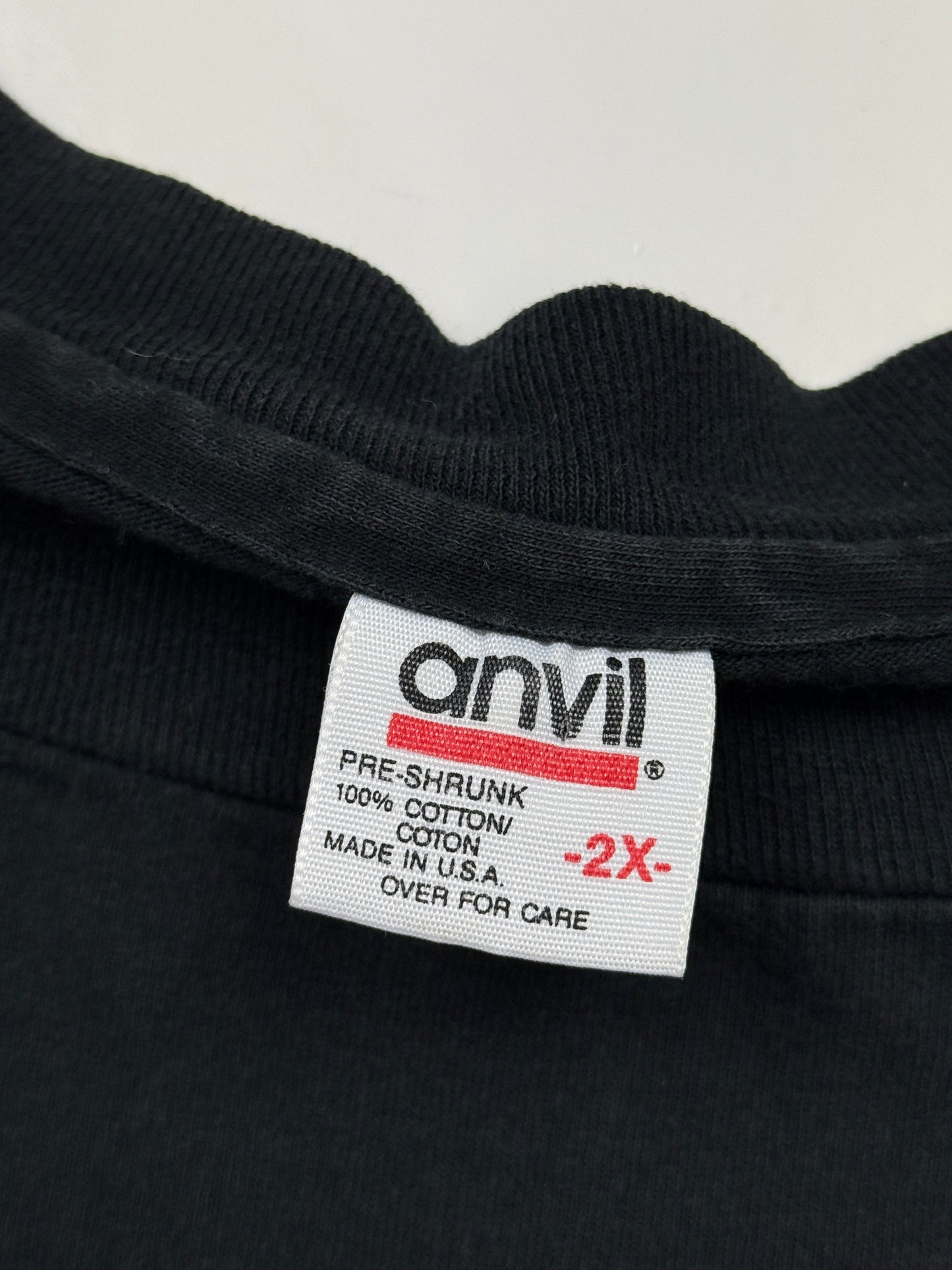 Vintage 1994 Looney Tunes Stamp Characters Bugs Taz Tweety Daffy Cartoon T Shirt Size XXL