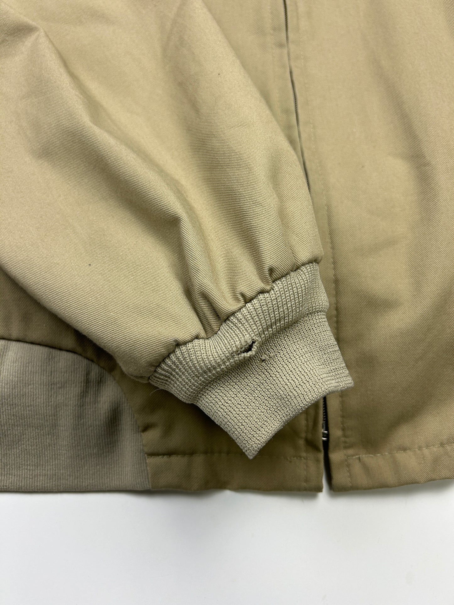 Vintage 80s/90s Sears Plaid Lined Work Jacket Harrington Style Light Jacket XXL