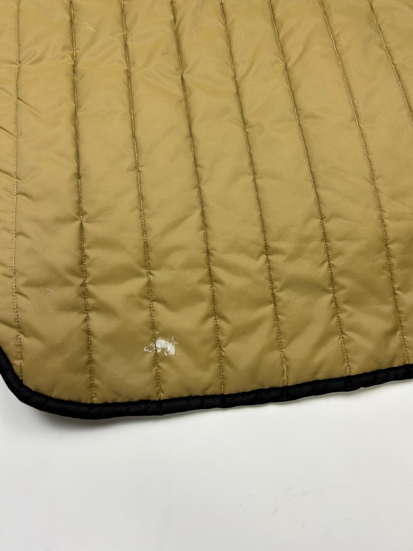 Vintage 80s/90s Insulated Vest Mocha Caramel Size L