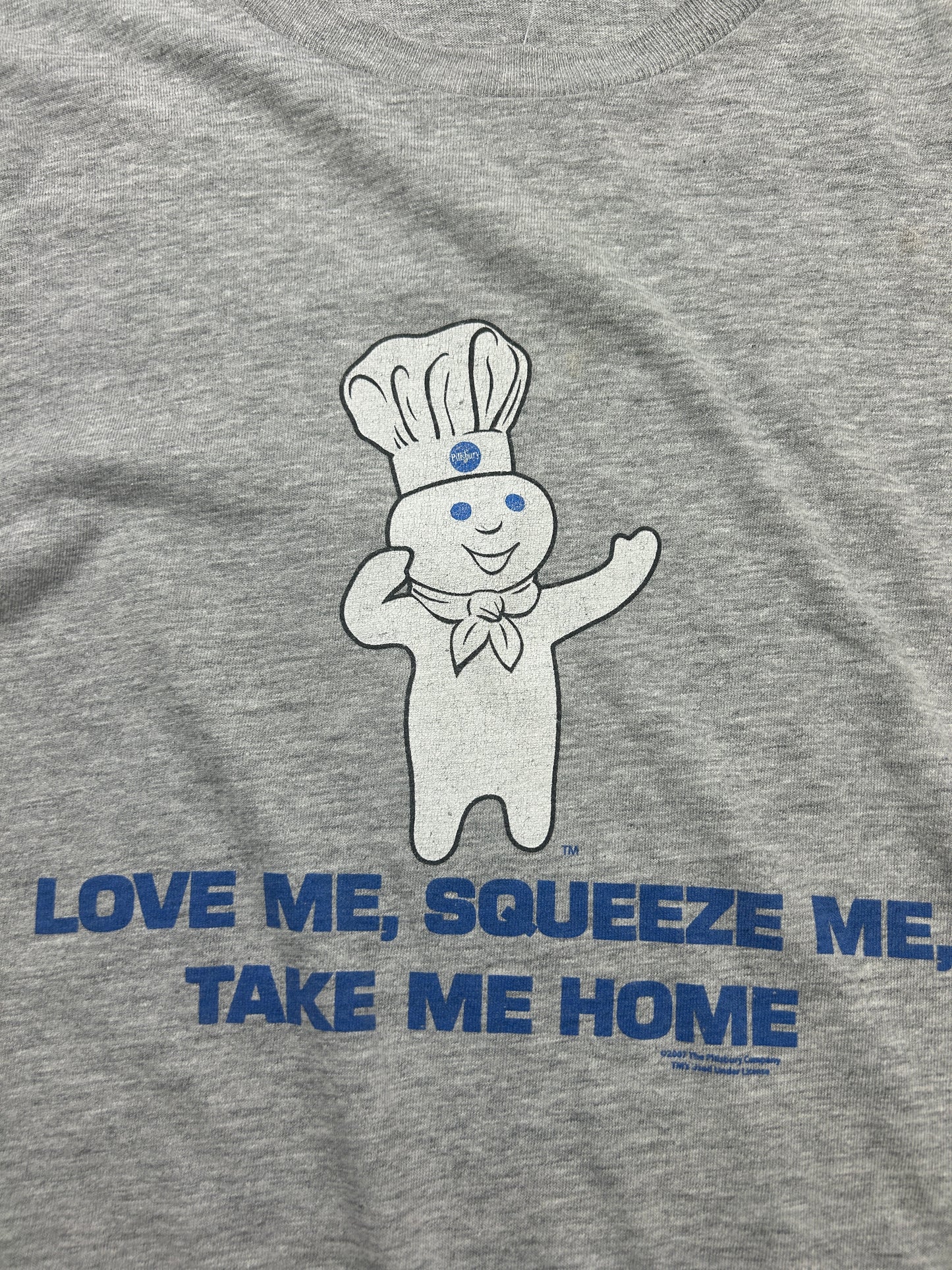 2007 Pillsbury Doughboy Love Me Squeeze Me Take Me Home T Shirt Size L