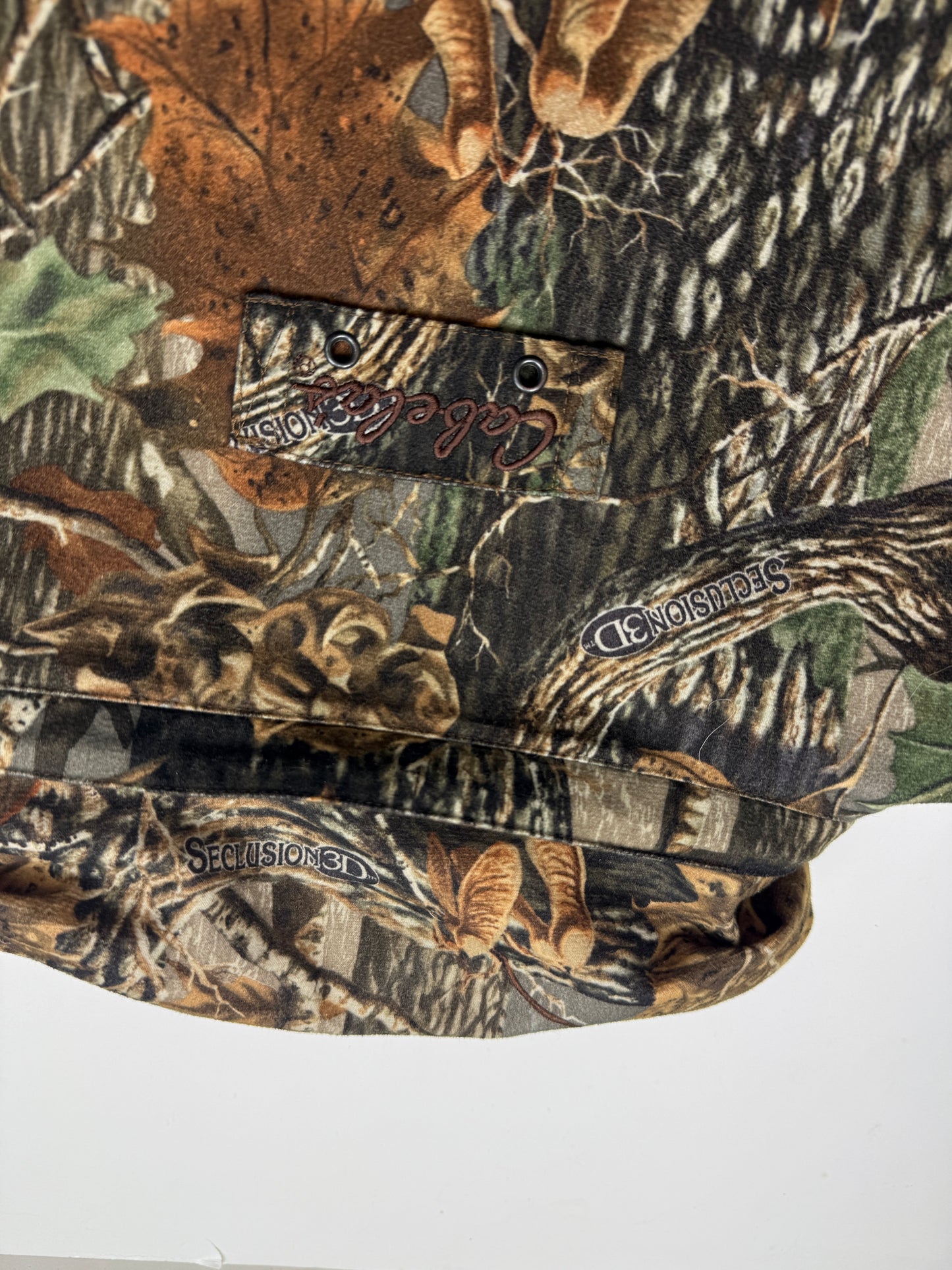 Vintage Cabelas Seclusion 3D Tree Camo Dry Plus Insulated Jacket Size XXL