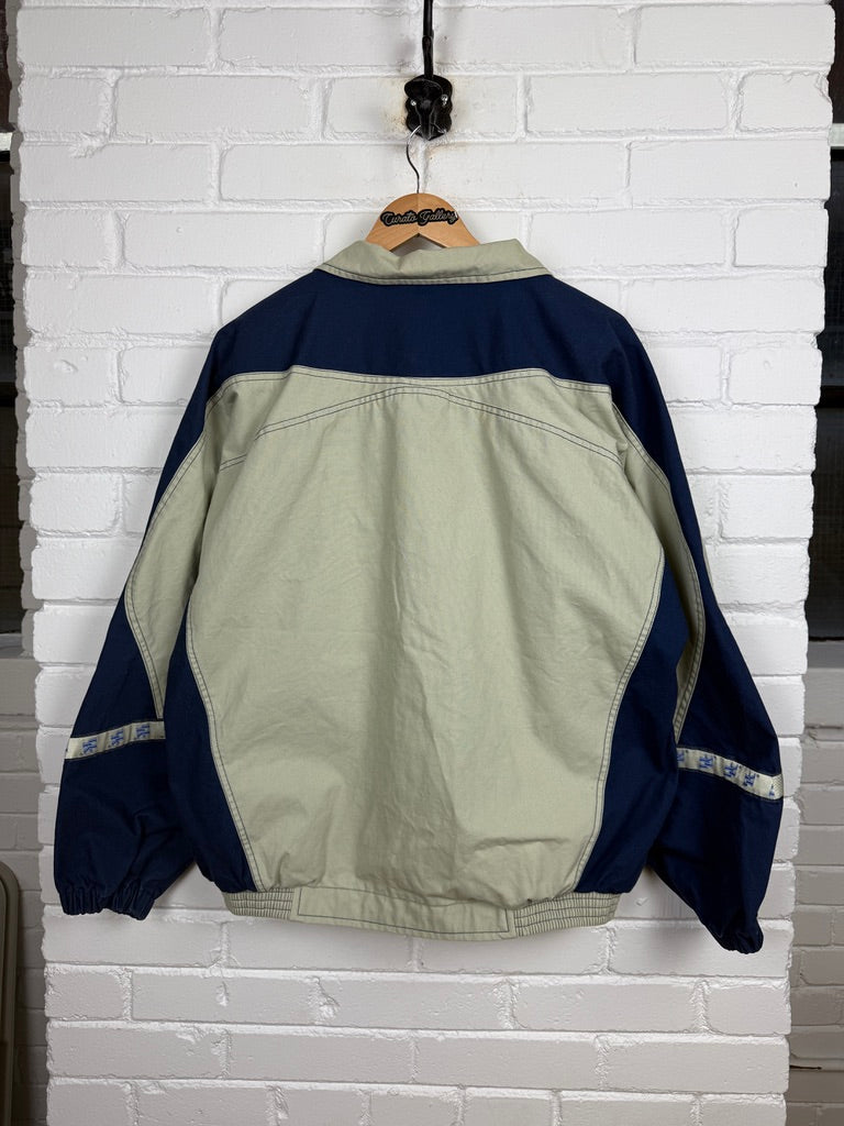 Vintage 90s Kentucky Wildcats UK NCAA Detroit Style Pro Player Light Jacket Size L