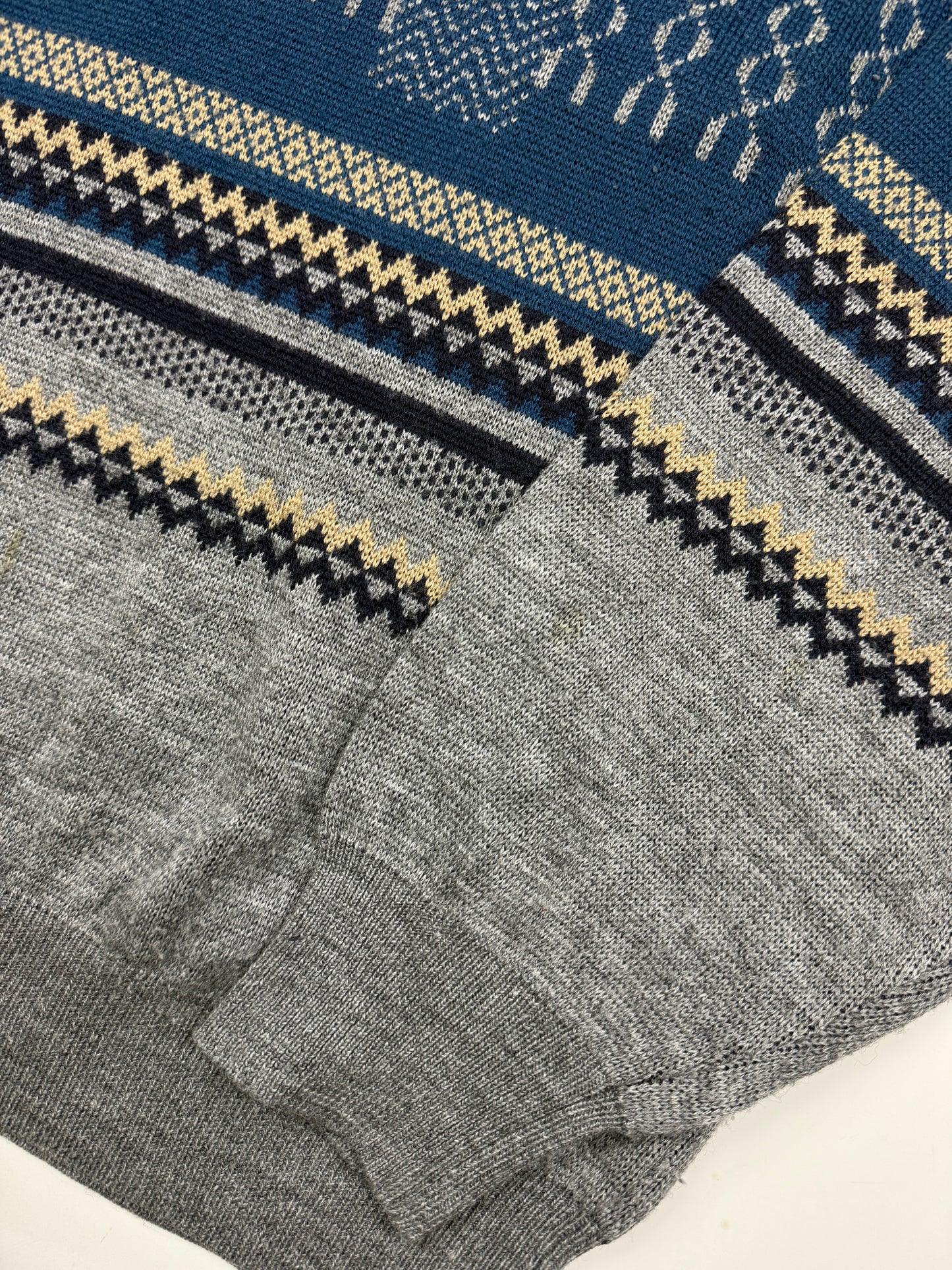 Vintage Lawman Classics 1/4 Button Collared Knit Sweater Size XL