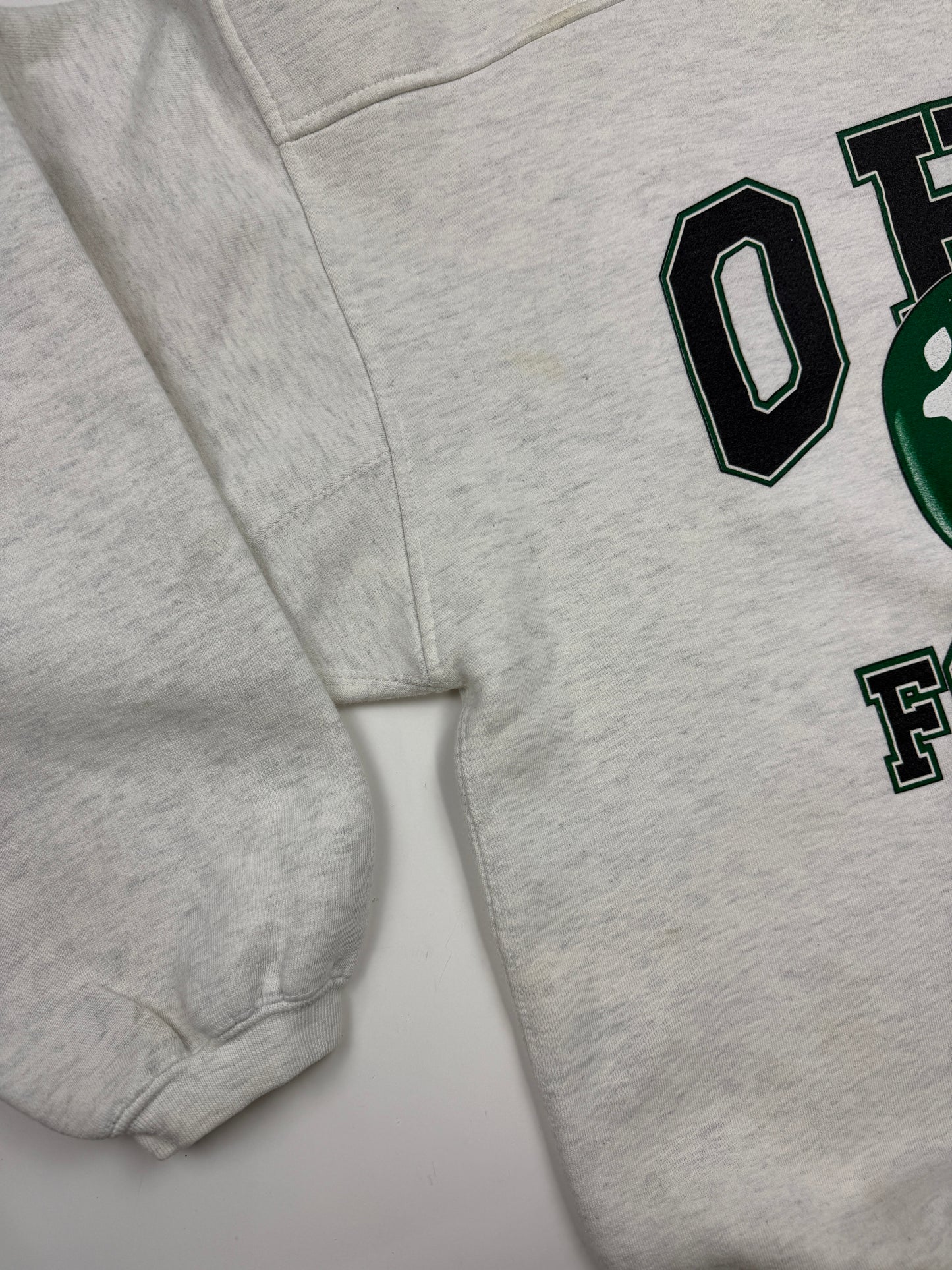 Vintage 90s Ohio University Bobcats Football Helmet Collegiate Crewneck Sweatshirt XXL