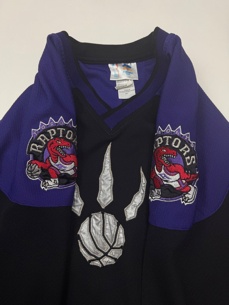 Vitnage 90s Toronto Raptors Stitched Logo Mighty Mac Hockey Jersey Size S