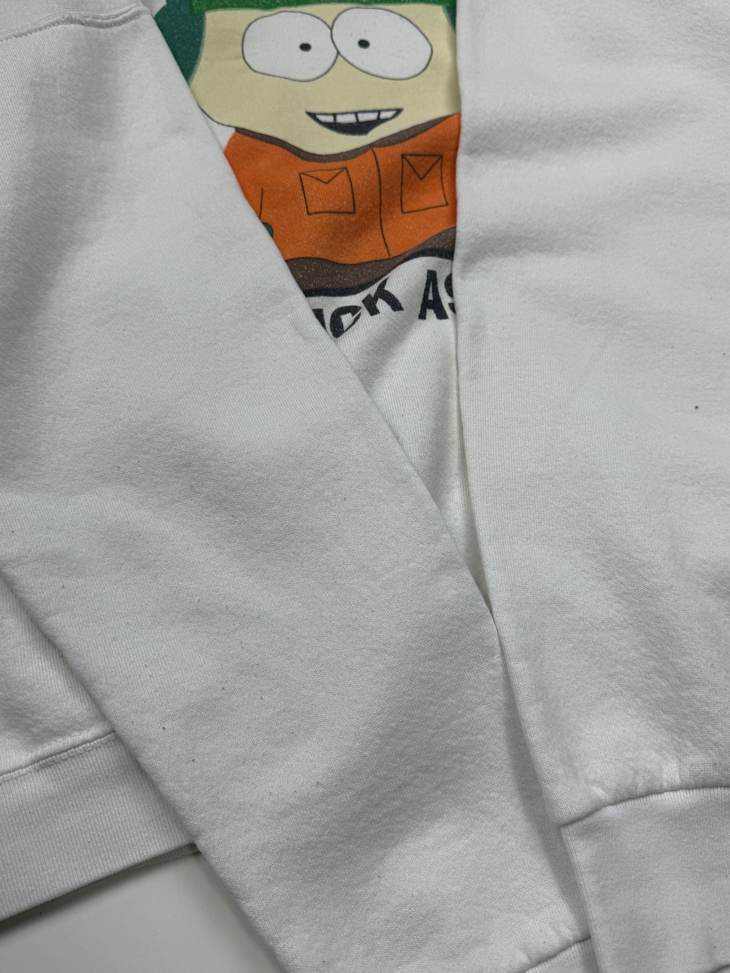 Vintage 90s South Park Kyle Kick Ass Comedy Central Cartoon TV Show Sweatshirt Size XL