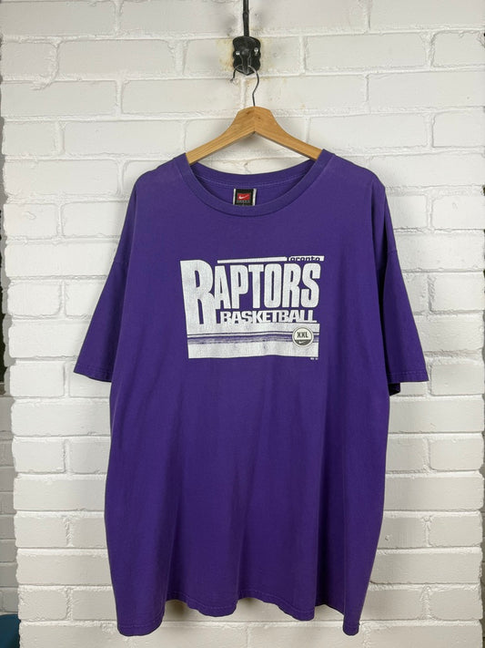 Vintage Toronto Raptors Basketball Nike Team Spell Out Graphic Size XXL