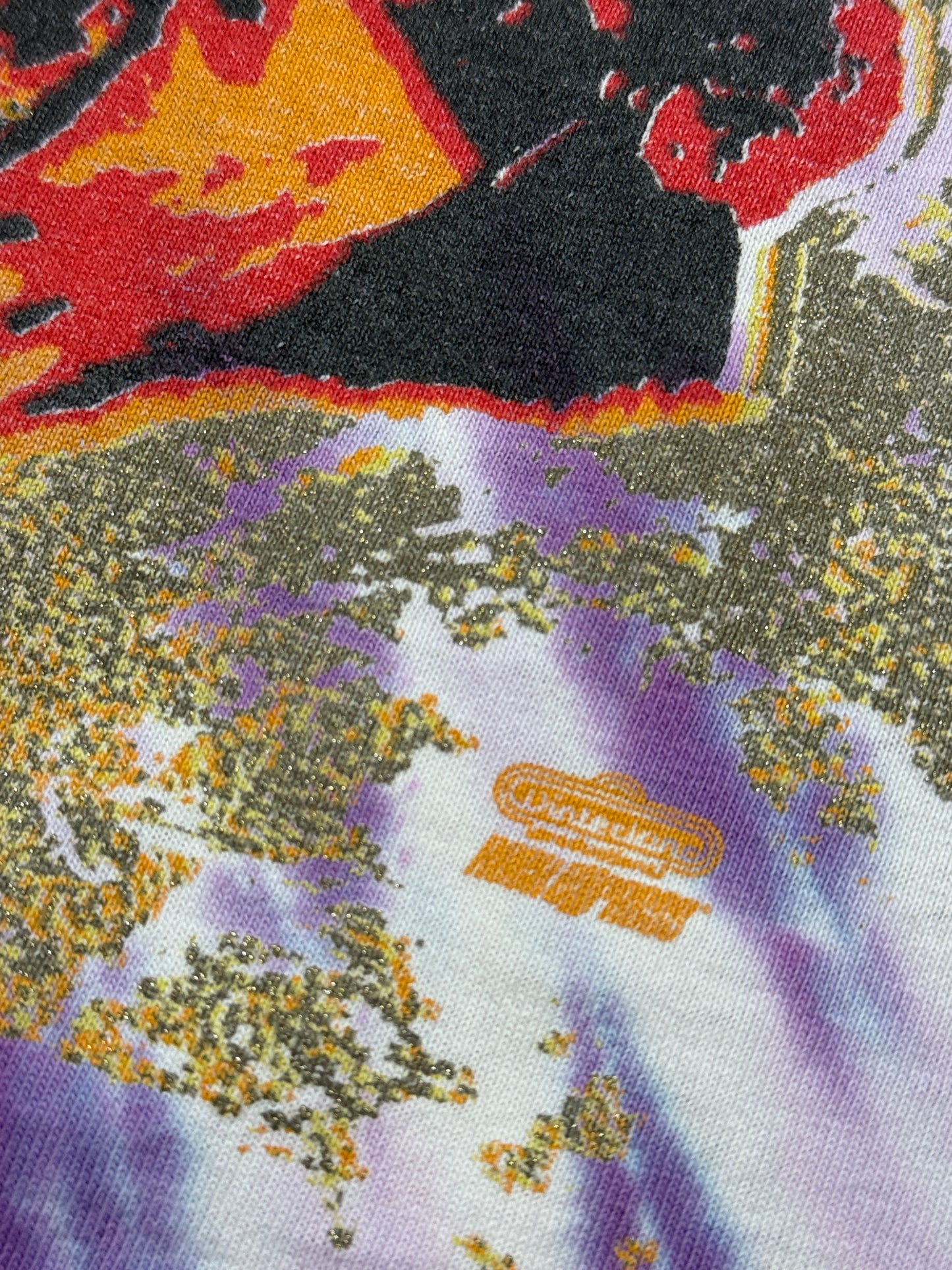 Vintage 1993 Jimi Hendrix On The Road Again Tie-Dye Winterland T Shirt Size XL 90s