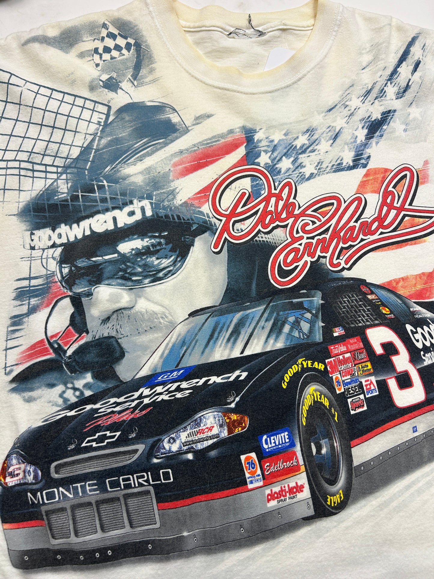 Vintage Dale Earnhardt Good Wrench Nascar Racing Big Graphic T Shirt Size XL