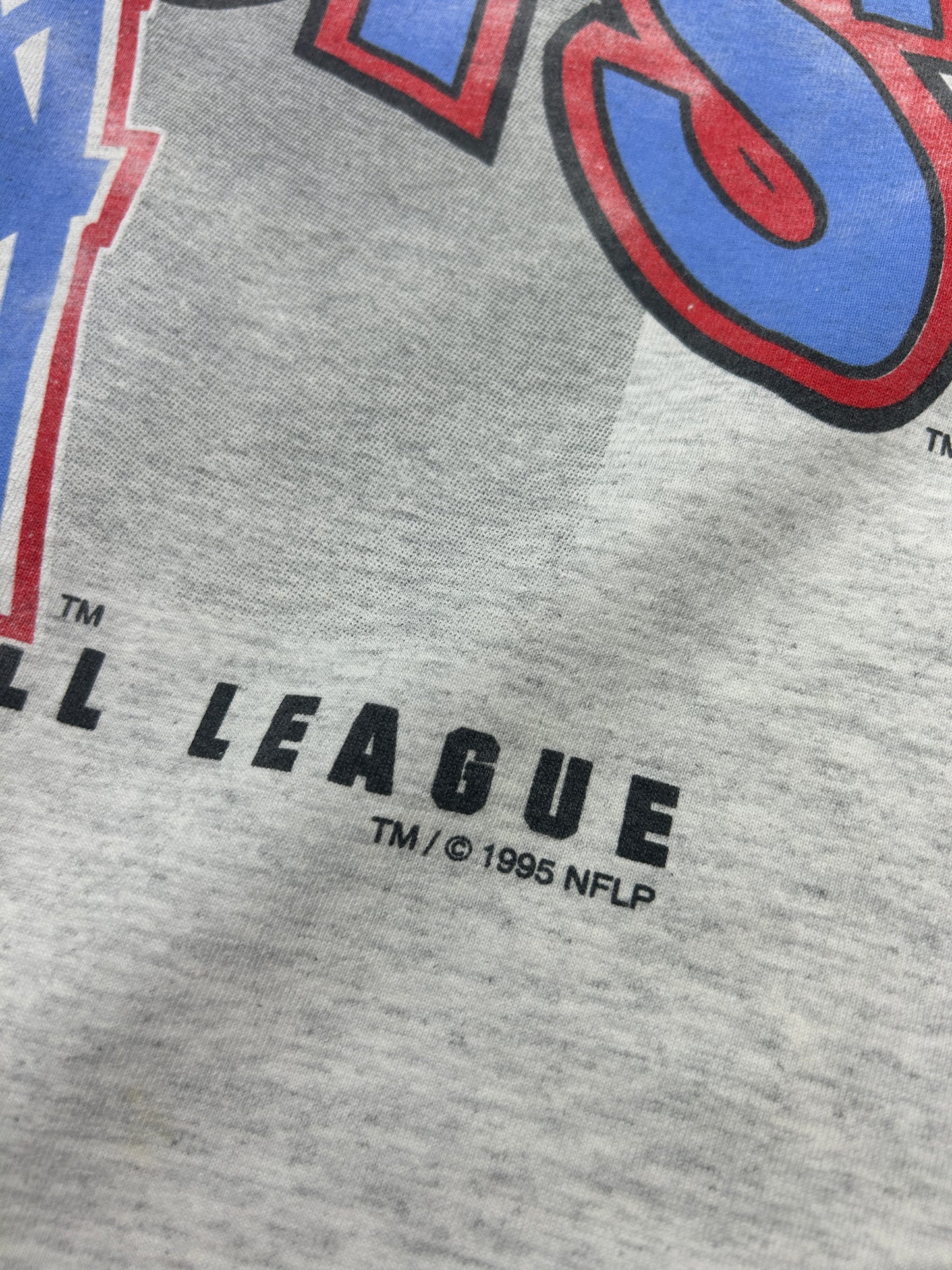 Vintage 1995 Houston Oilers NFL Football Graphic T Shirt Size XL 90s