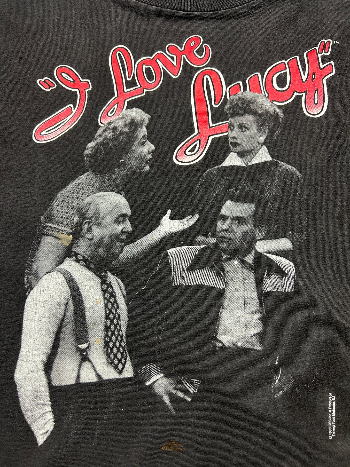 Vintage 1993 I Love Lucy Charcter Group Photo TV Promo T Shirt Size XL 90s