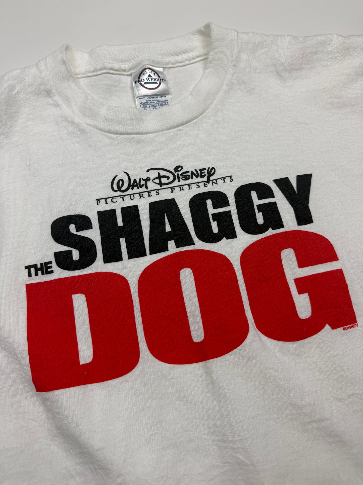 Vintage Y2K Shaggy Dog Disney Movie Promo T Shirt XL