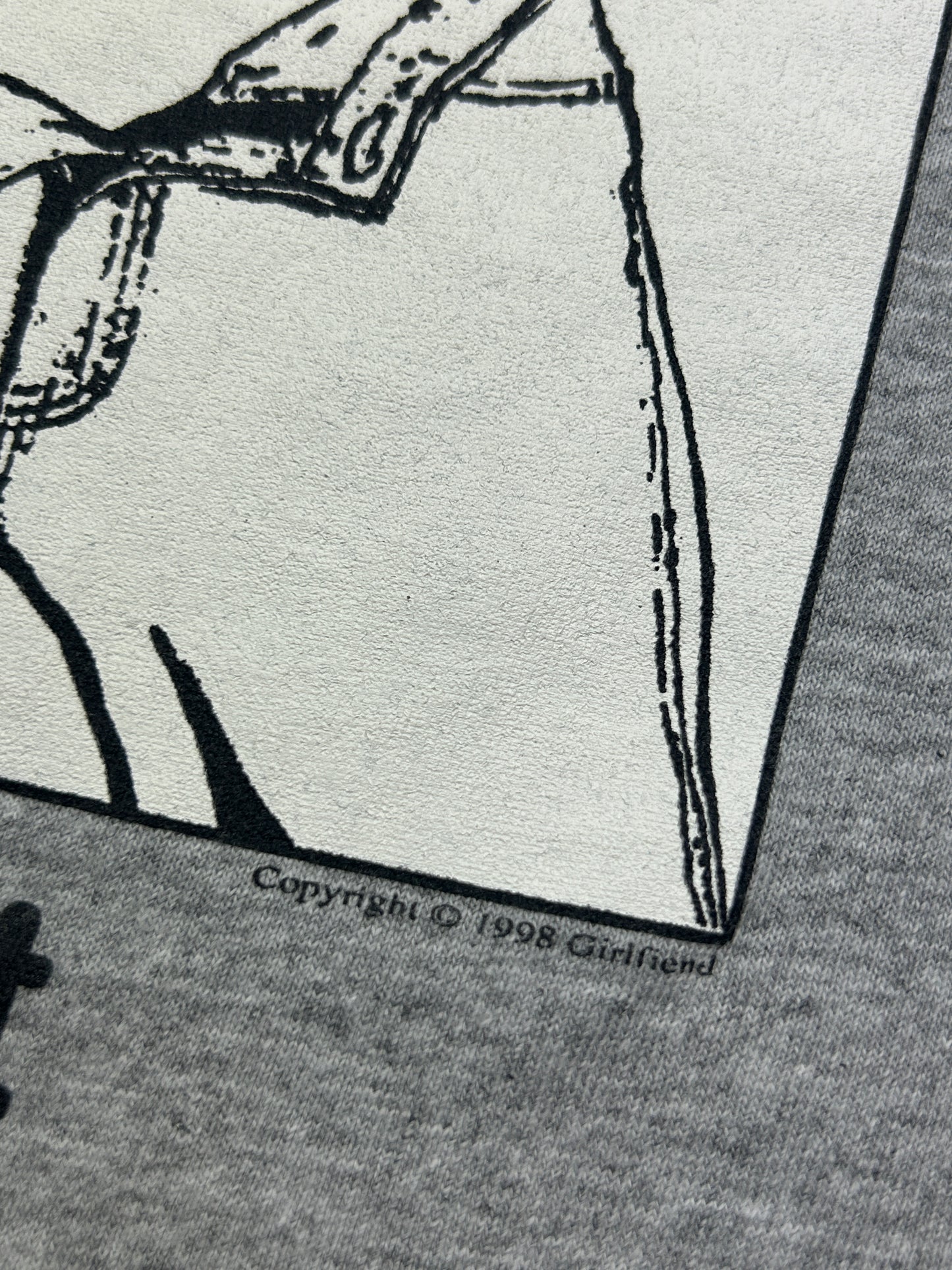 Vintage 1998 Girlfriend Got Cream Parody T Shirt Size XL 90s