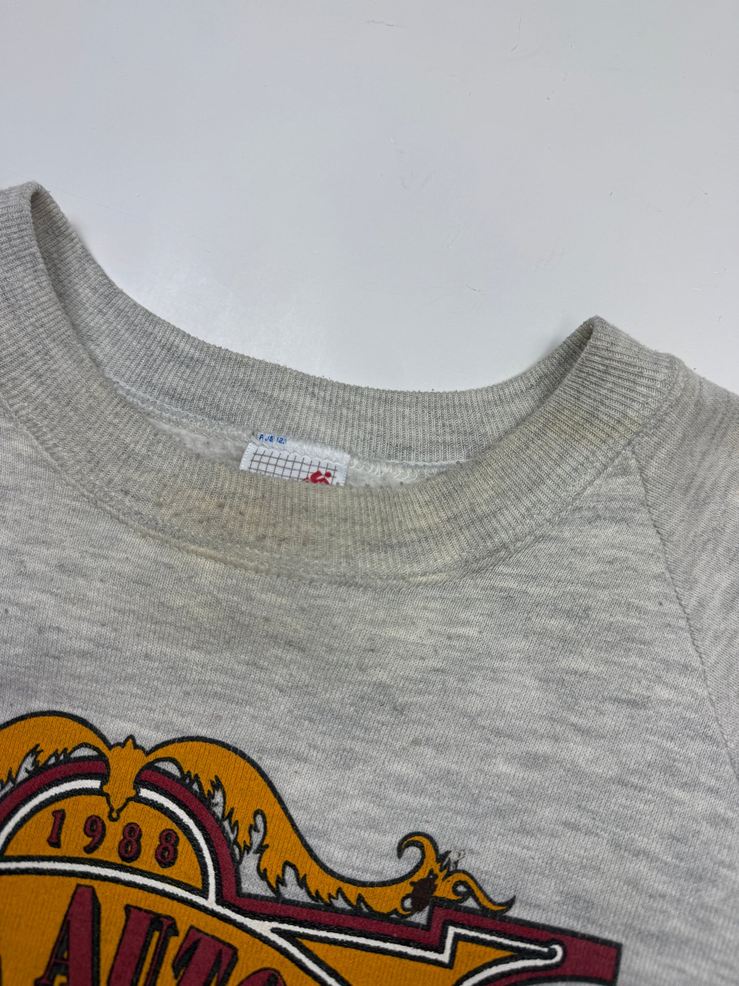 Vintage 1988 Antique Auto Show Hershey PA Logo Crest Crewneck Sweatshirt Size XL 80s