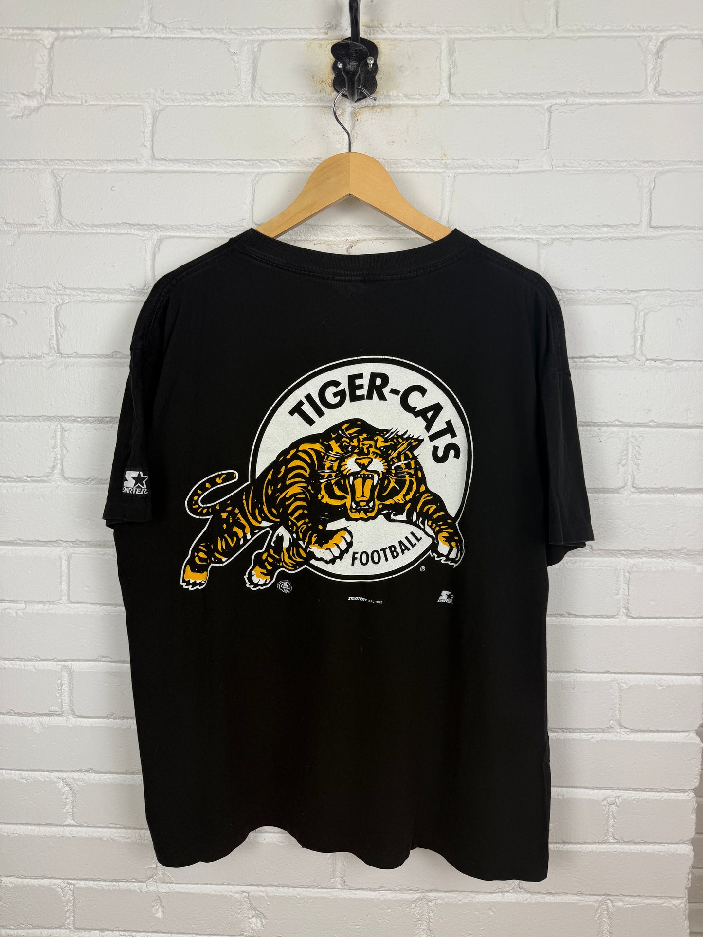 Vintage 1995 Hamilton Tiger-Cats Starter If Youre Not Ready To Play Dont Show Up Size L