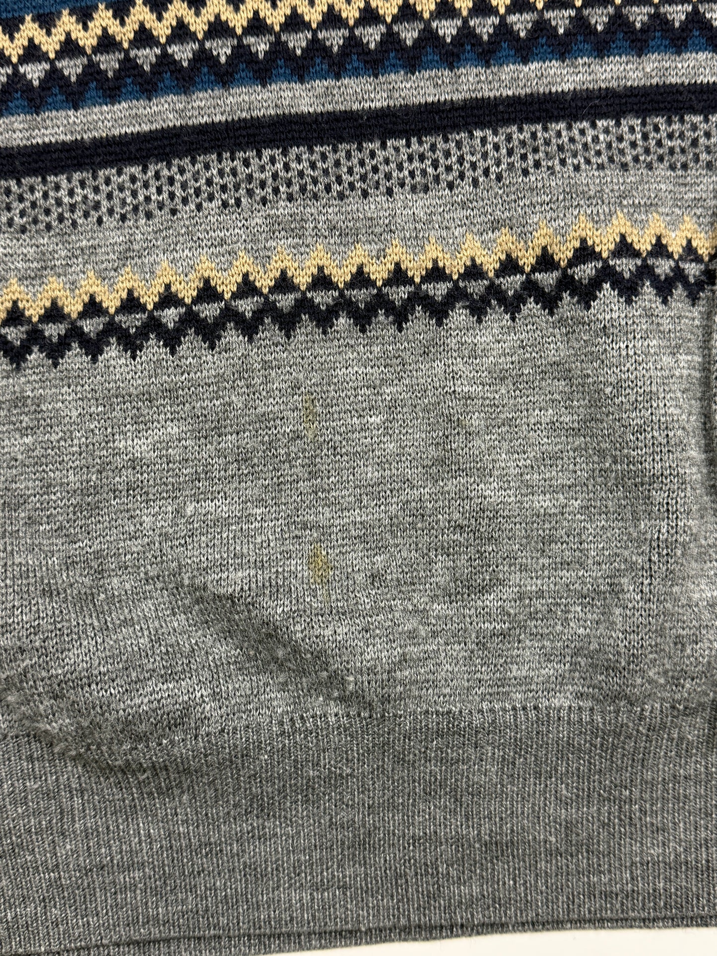 Vintage Lawman Classics 1/4 Button Collared Knit Sweater Size XL