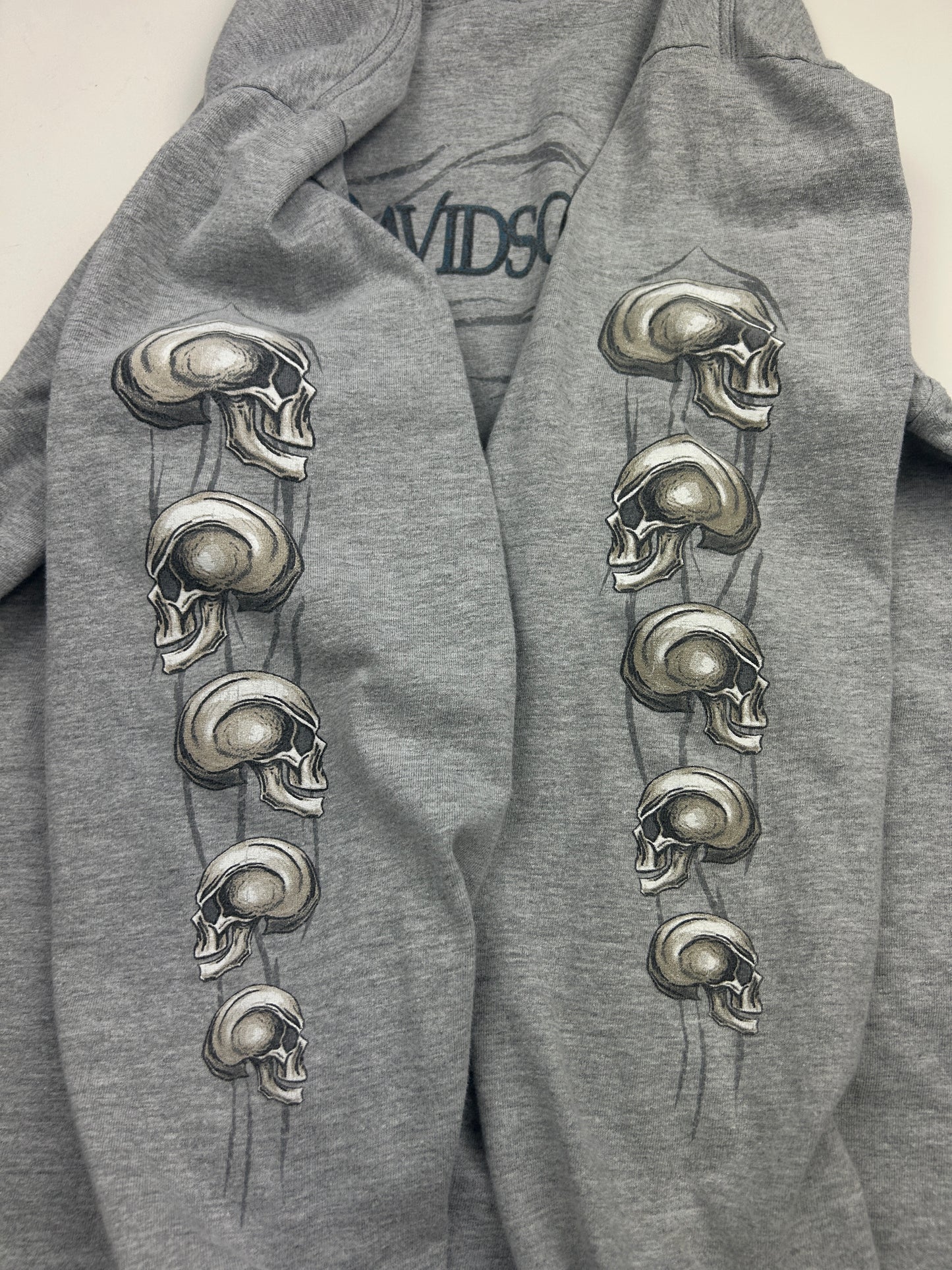2006 Harley Davidson Motorcycles New York Skulls Long Sleeve T Shirt Size L