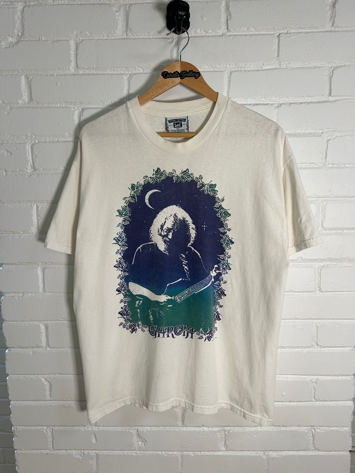 Vintage 1996 Jerry Garcia Grateful Dead Memorial Band Music T-Shirt Size XL 90s