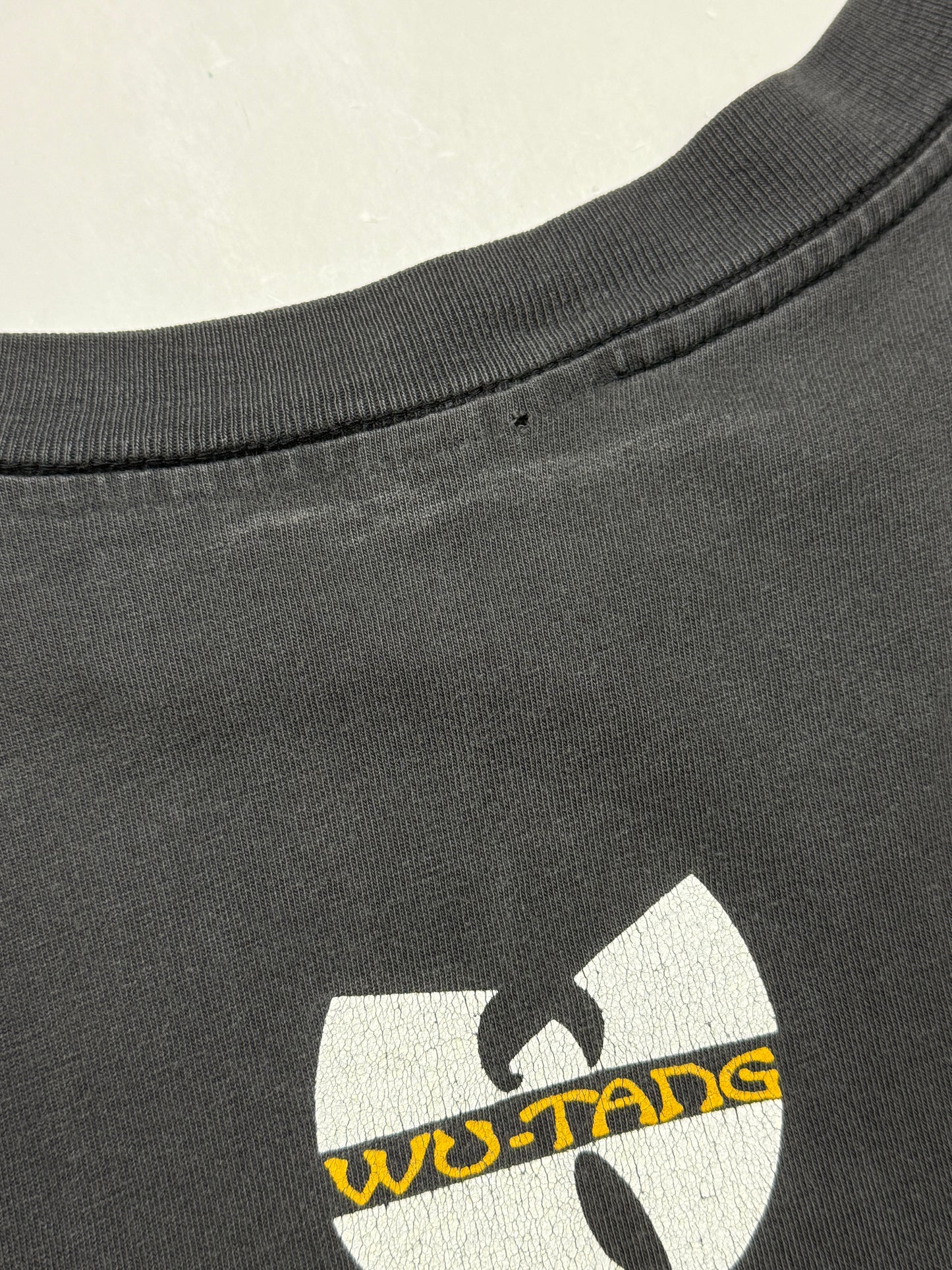 Vintage 90s Wu Tang Clan CREAM Cash Rules 36 Chambers Rap Music T Shirt Size XL