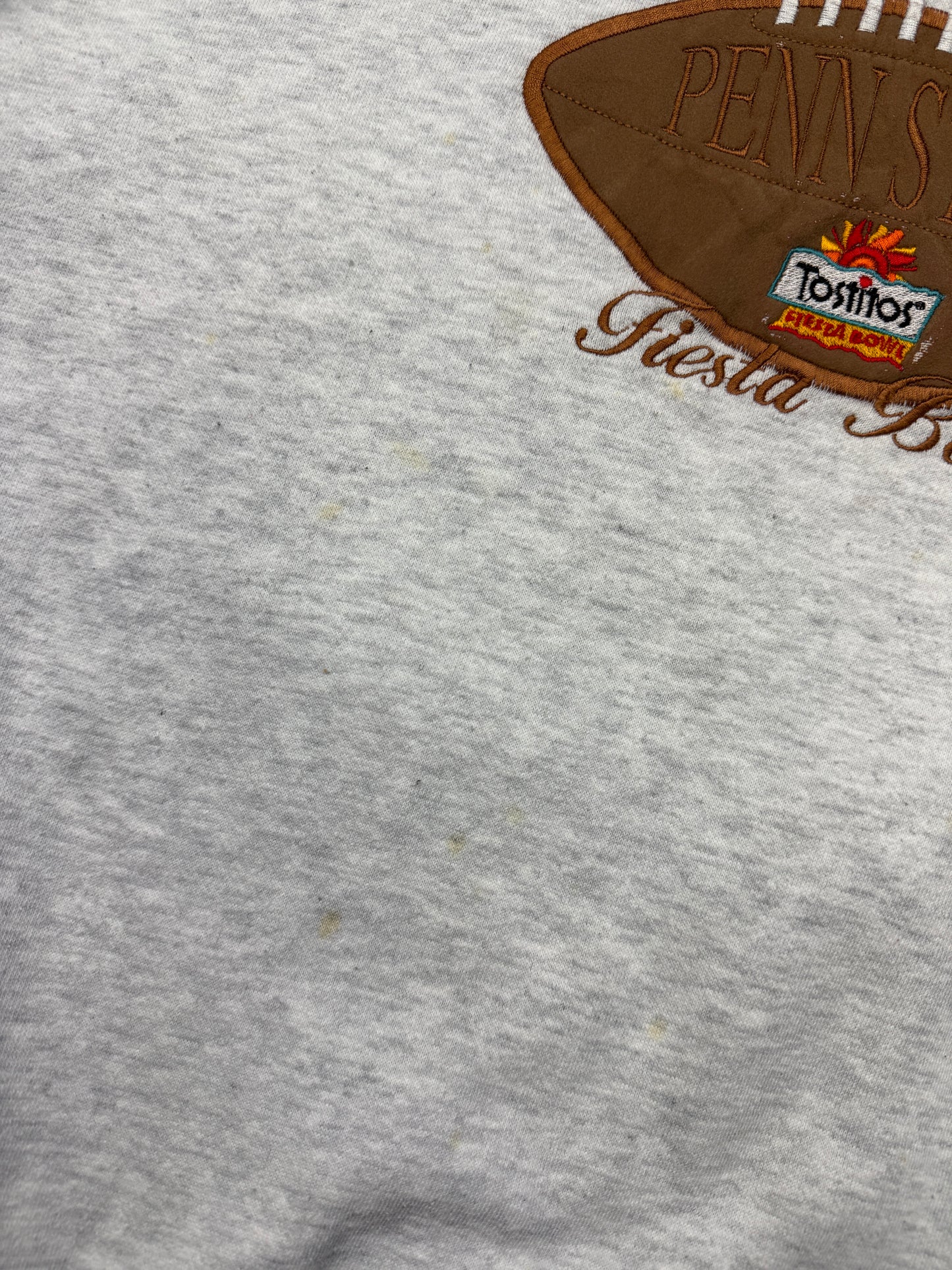 Vintage 90s Penn State Nittany Lions Fiesta Bowl NCAA Football Embroidered Sweatshirt Size XL