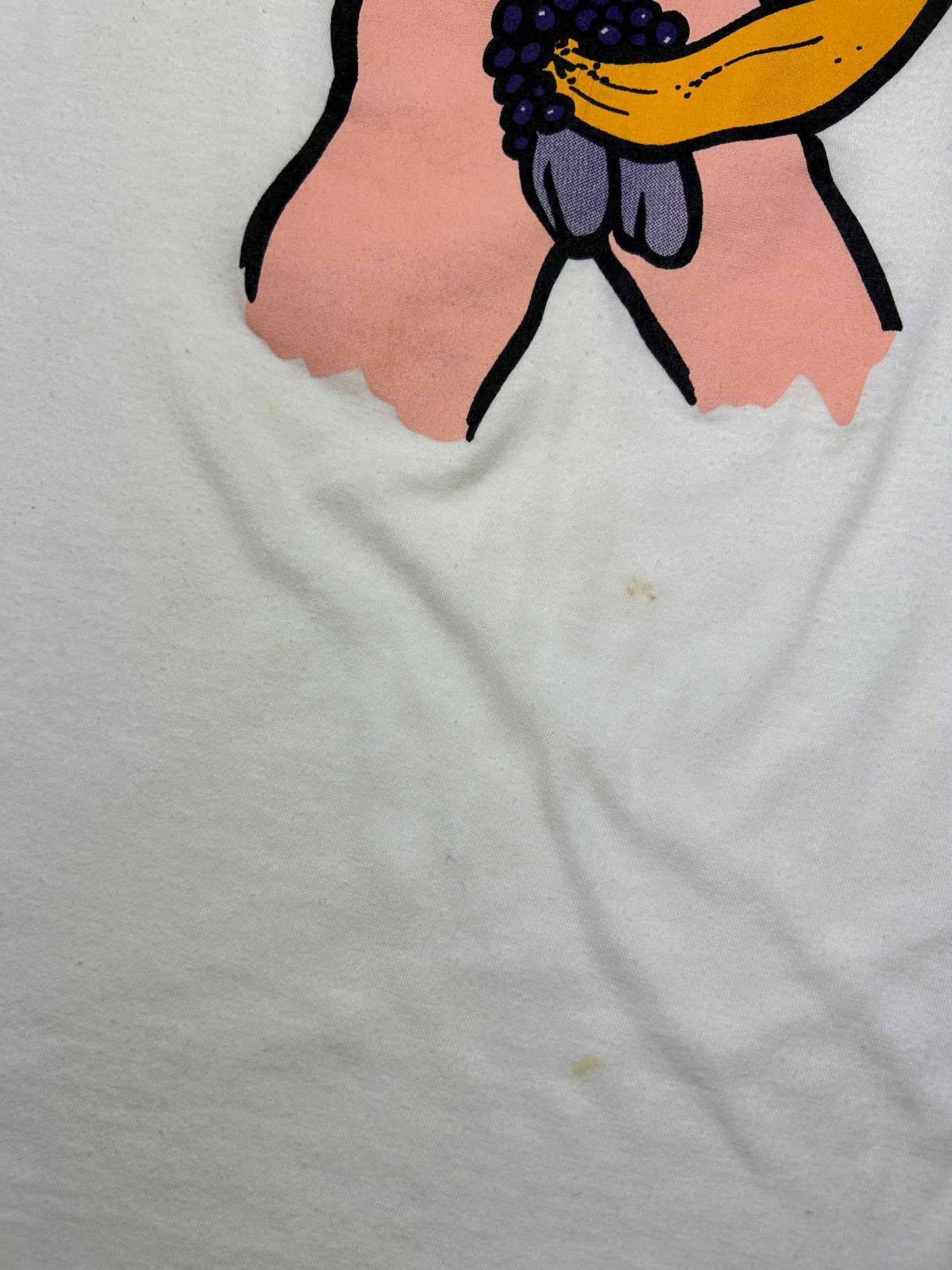 Vintage 80s Fruit Of The Loin Sex Parody T Shirt Size XL