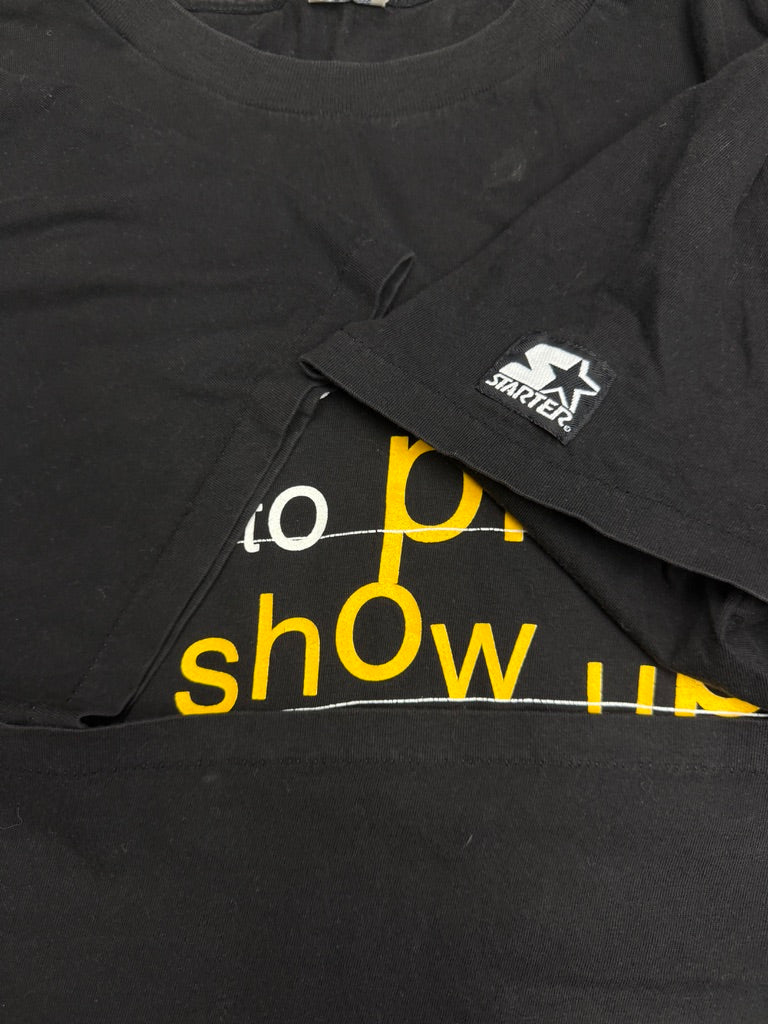 Vintage 1995 Hamilton Tiger-Cats Starter If Youre Not Ready To Play Dont Show Up Size L