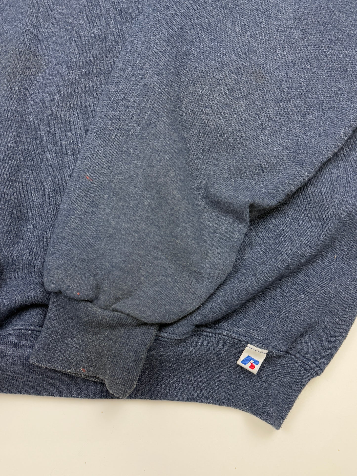 Russell Athletic Boxy Fit Blank Crewneck Sweatshirt Size XL Charcoal Blue