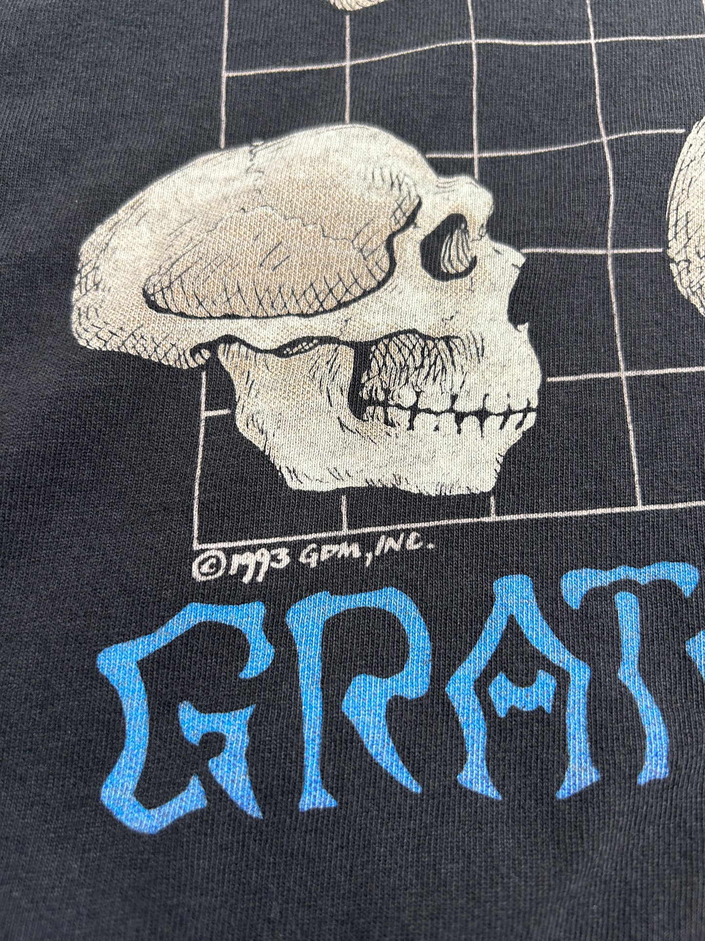 Vintage 1993 Grateful Dead What A Long Strange Trip Its Been Liquid Blue Music T-Shirt Size XL 90s