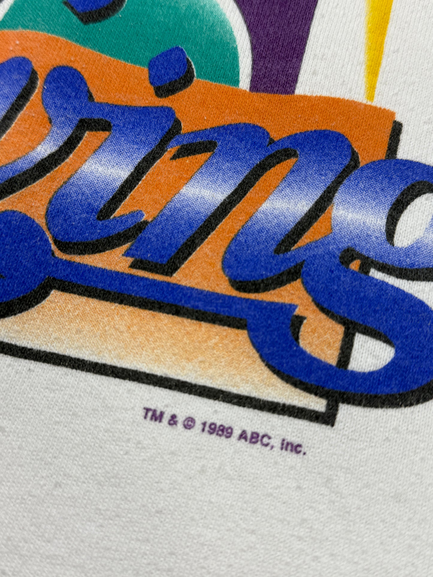 Vintage 1989 Loving ABC TV Show Soap Opera Promo Graphic Crewneck Sweatshirt Size XL 80s