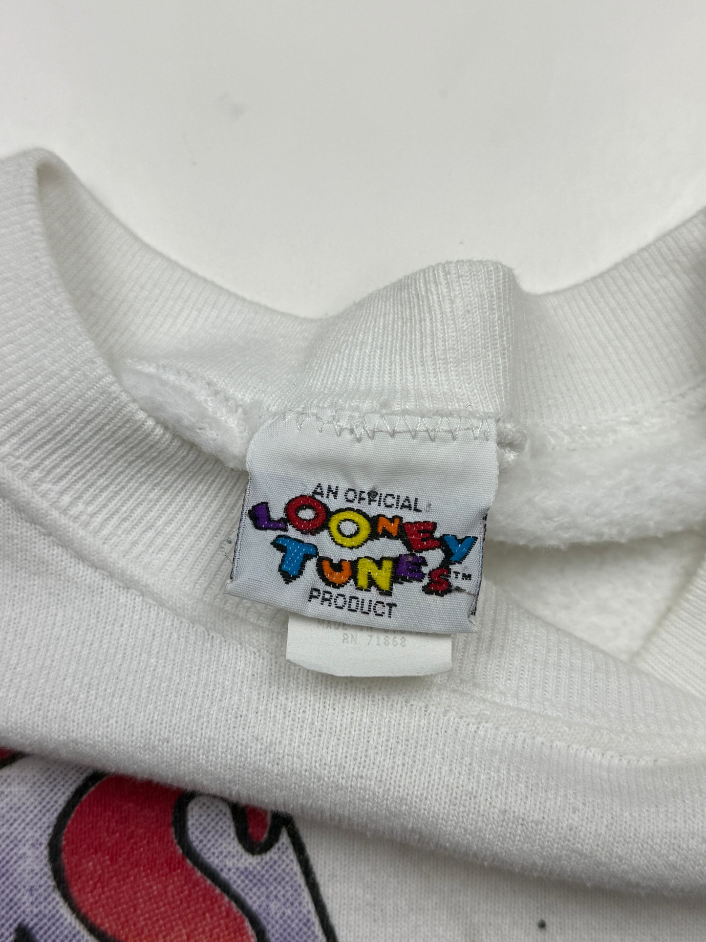 Vintage 1996 looney Tunes Tweety Bird Sylvestre Whats Your Problem? Sweatshirt Size L 90s