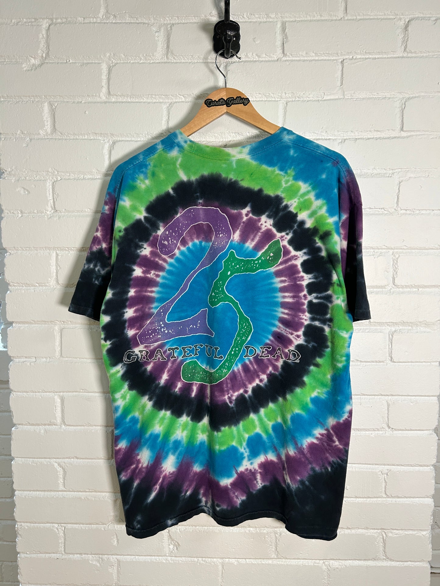 Vintage 2000 Grateful Dead 25 Tie-Dye Band Music Graphic T-Shirt Size XL