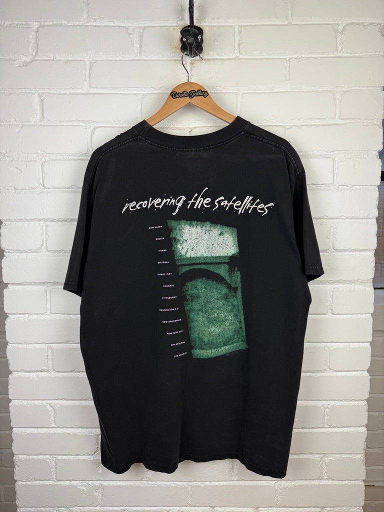 Vintage 1996 The Counting Crows Recovering The Satellites Tour Band Music T Shirt Size XL 90s