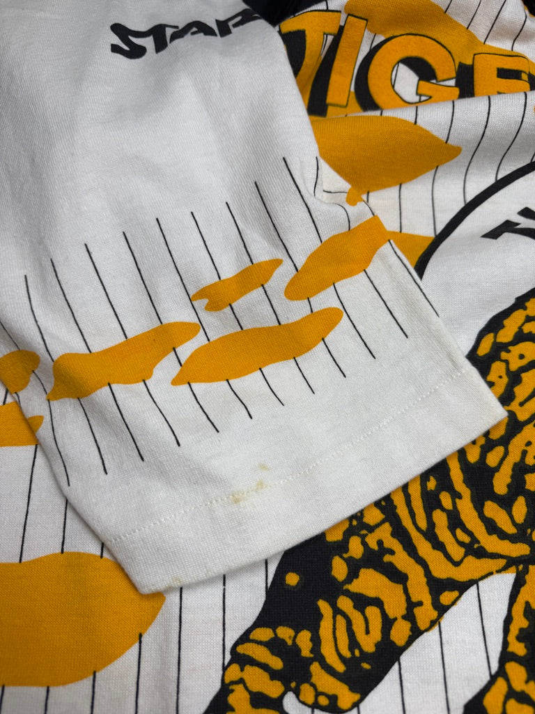 Vintage 80s Hamilton Tiger-Cats Starter All Over Print Football Jersey Size L
