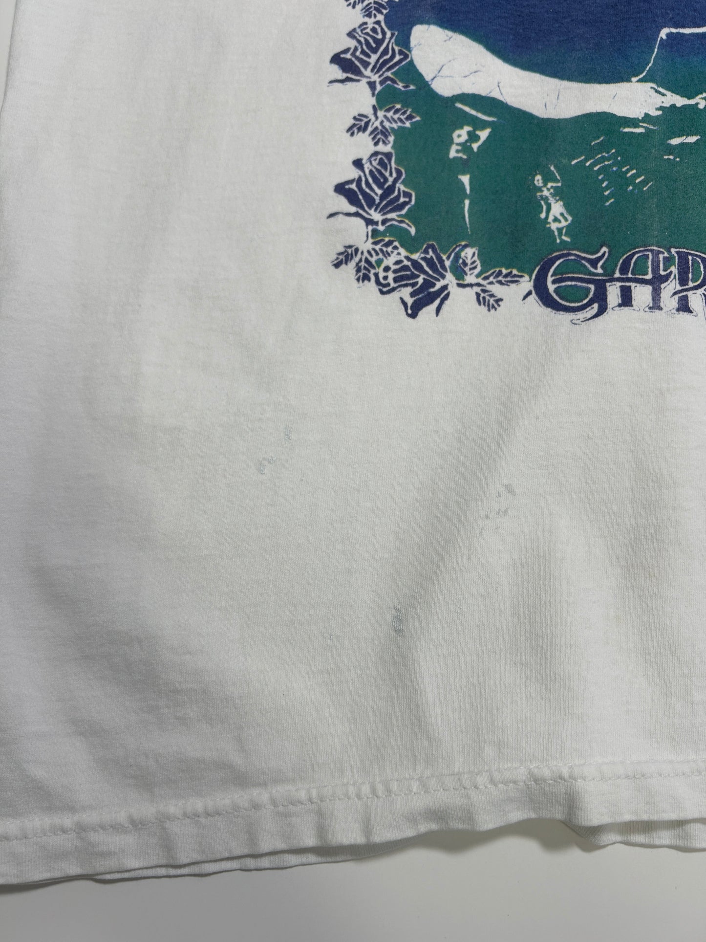 Vintage 1996 Jerry Garcia Grateful Dead Memorial Band Music T-Shirt Size XL 90s