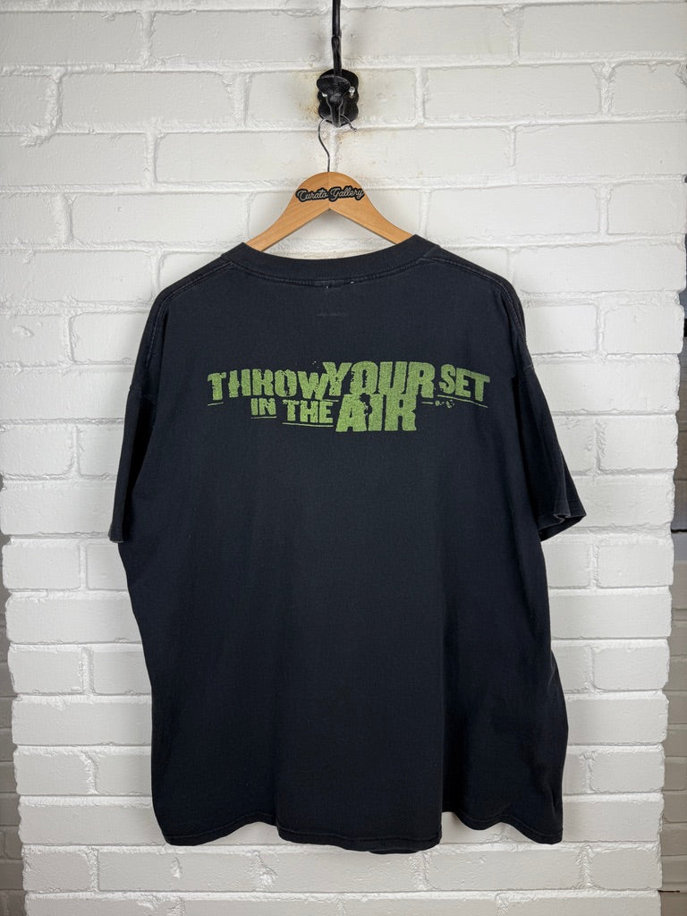 Vintage 1995 Cypress Hill Throw Your Set In The Air Latino Lingo Music Rap T Shirt Size XL 90s