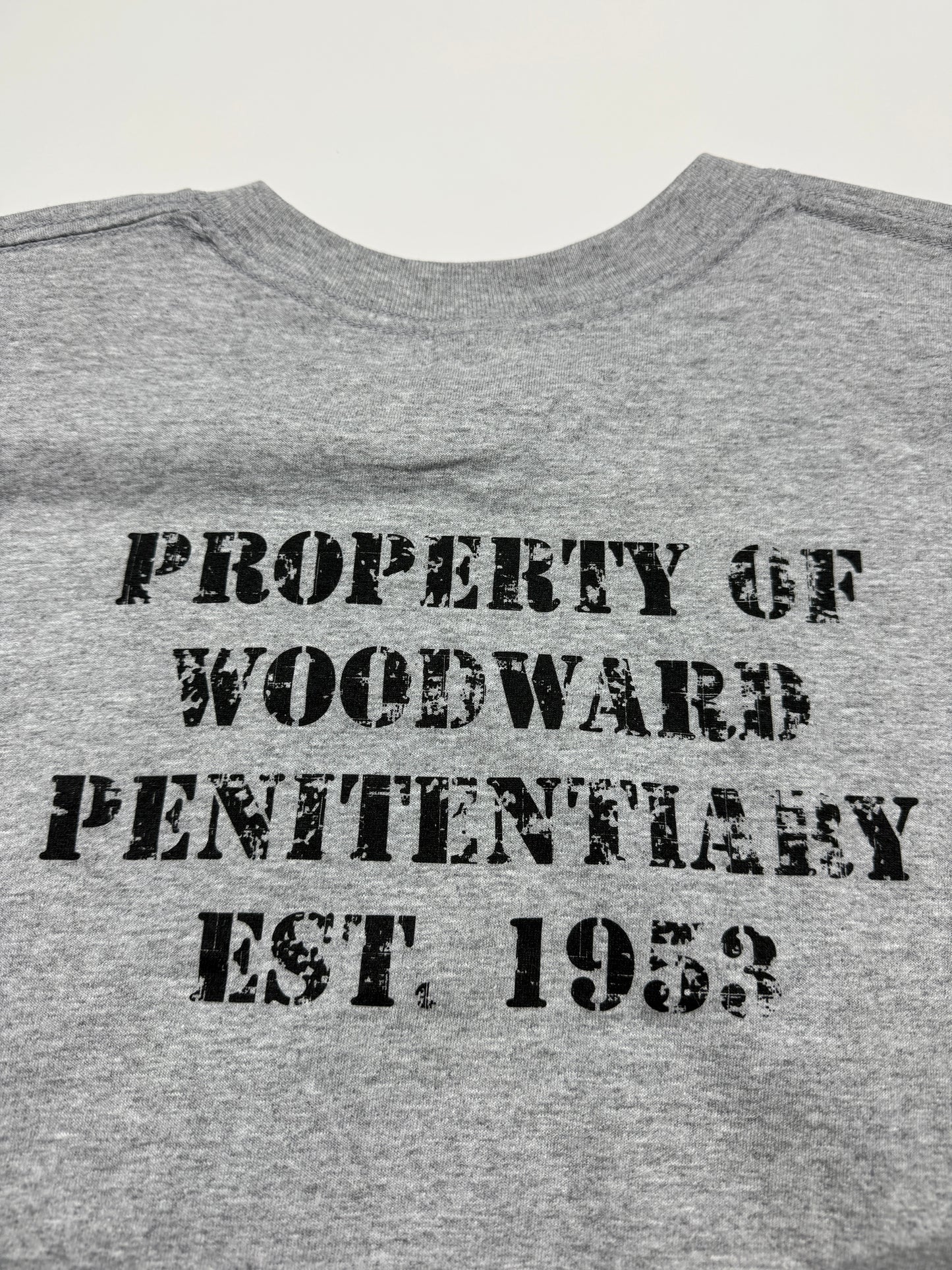 Vintage 2003 Gothika Property Of Woodward Penitentiary Movie Promo T Shirt Size XL