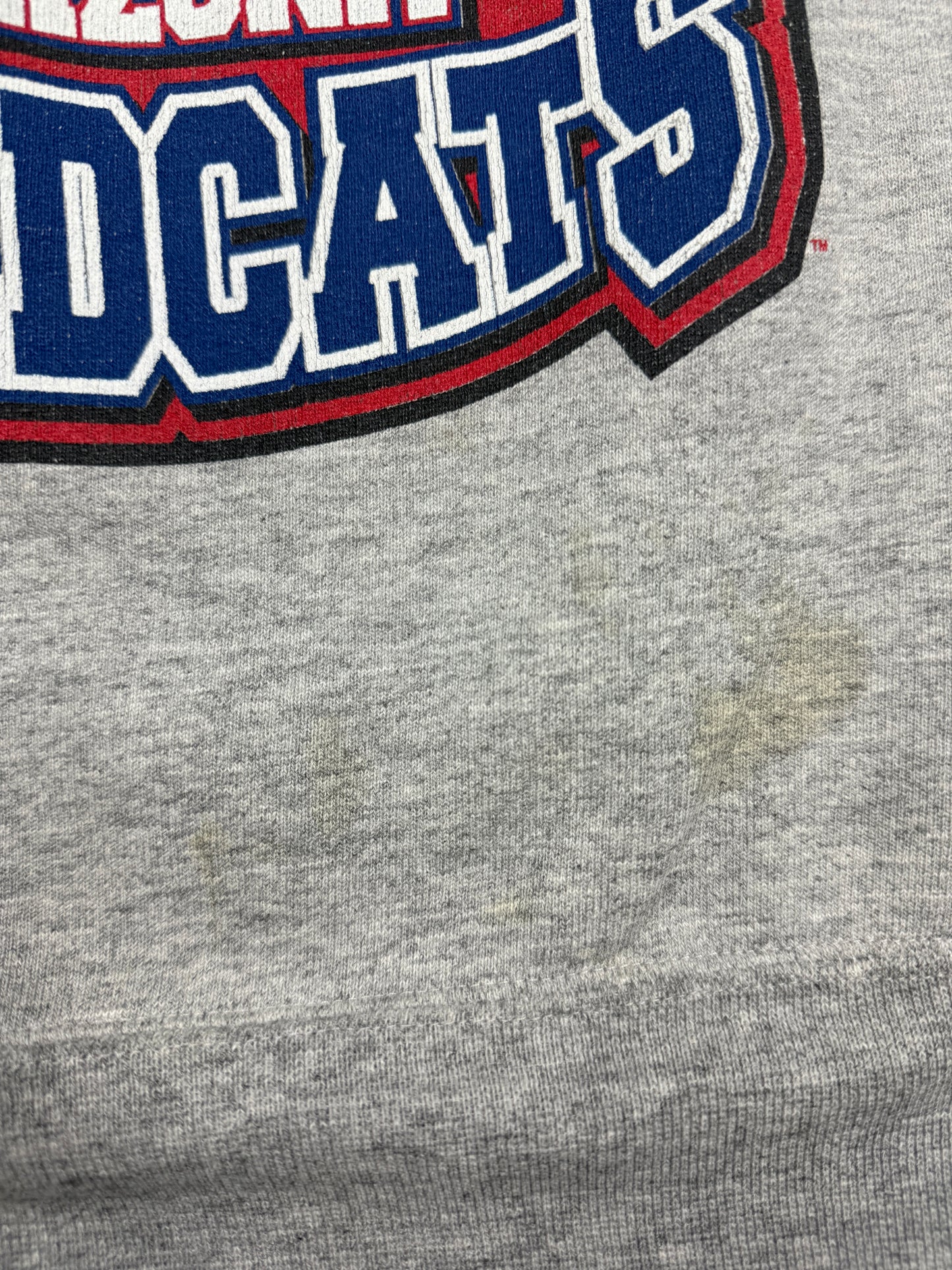 Vintage 1997 Arizona Wildcats NCAA Final 4 Basketball Crest Starter Sweatshirt Size XL