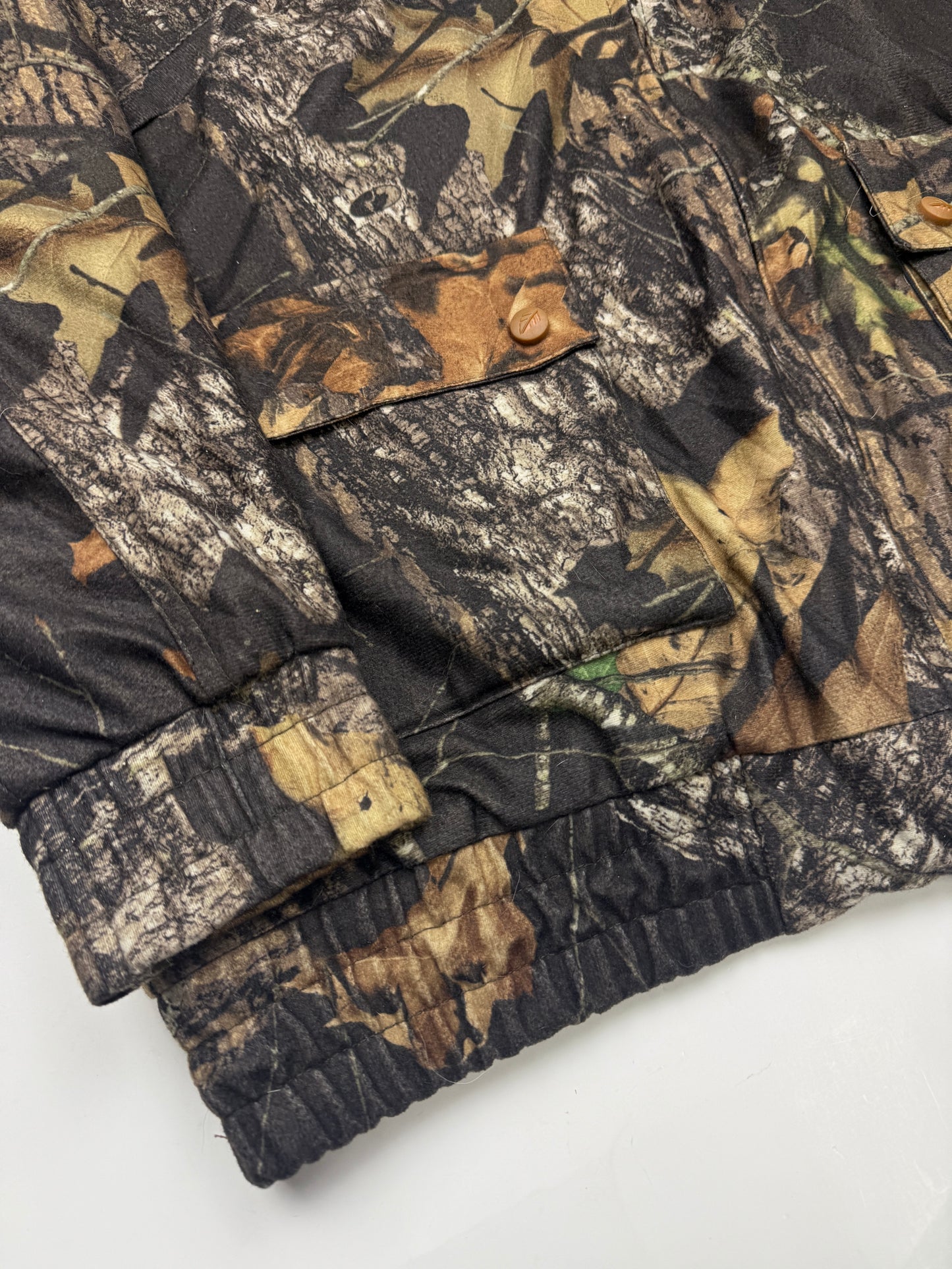 Vintage Whitewater Mossy Oak Break Up Tree Camo Quilted Lined Jacket Size L