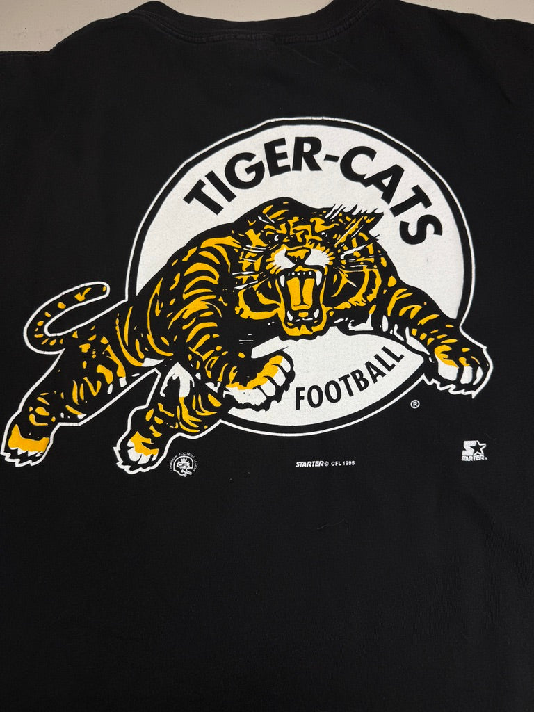 Vintage 1995 Hamilton Tiger-Cats Starter If Youre Not Ready To Play Dont Show Up Size L