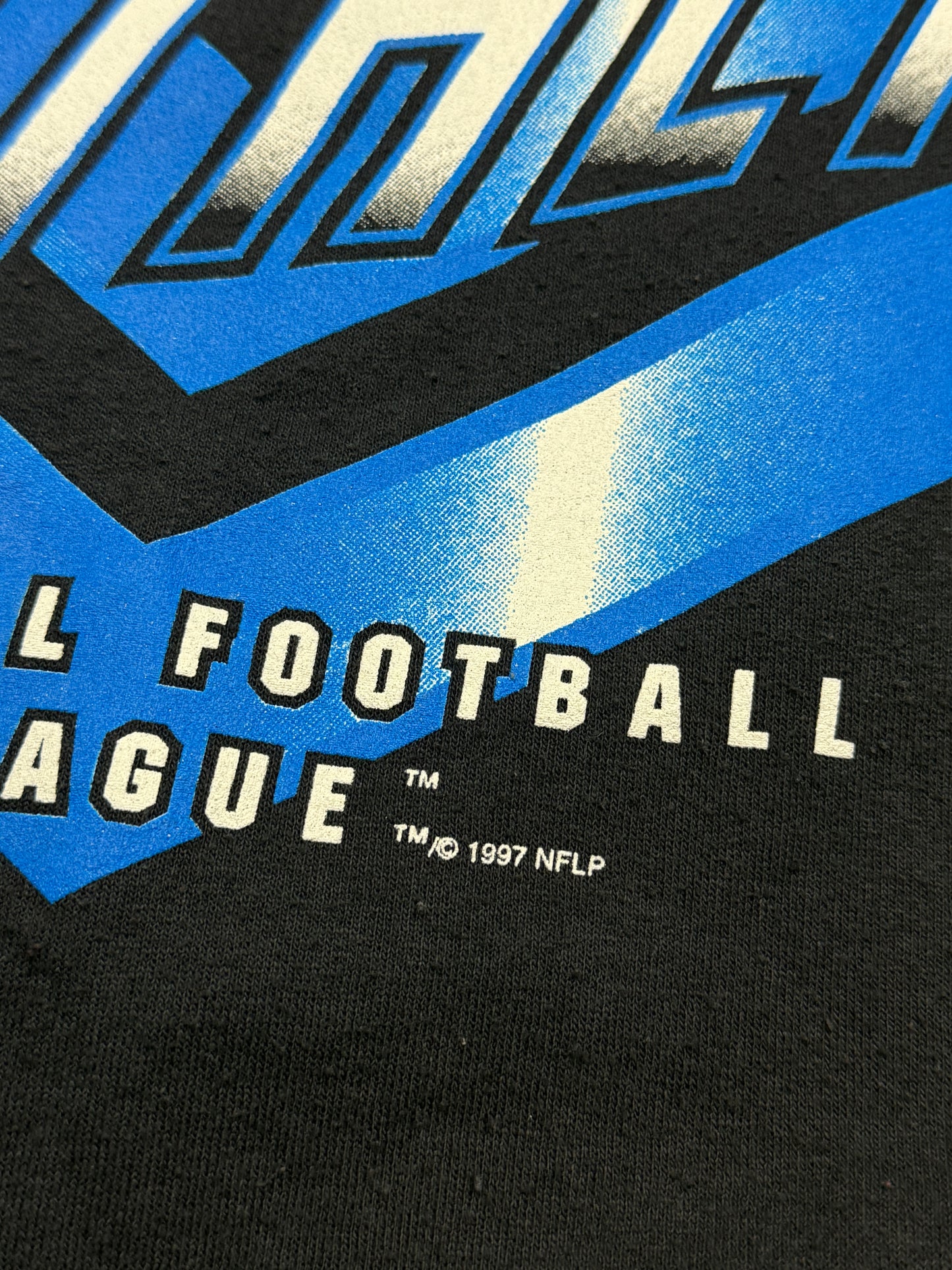 Vintage 1997 Carolina Panthers NFL Football Big Graphic Sweatshirt Size XL 90s