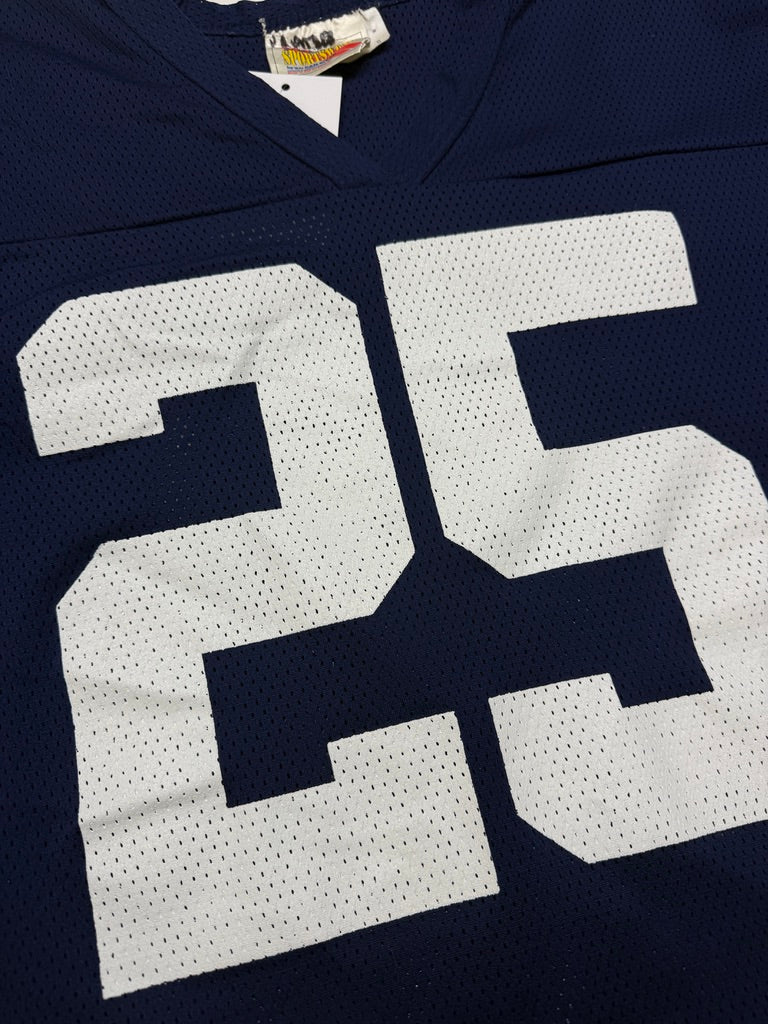 Vintage 90s Raghib Rocket Ismail #25 Mesh Football Jersey Size S