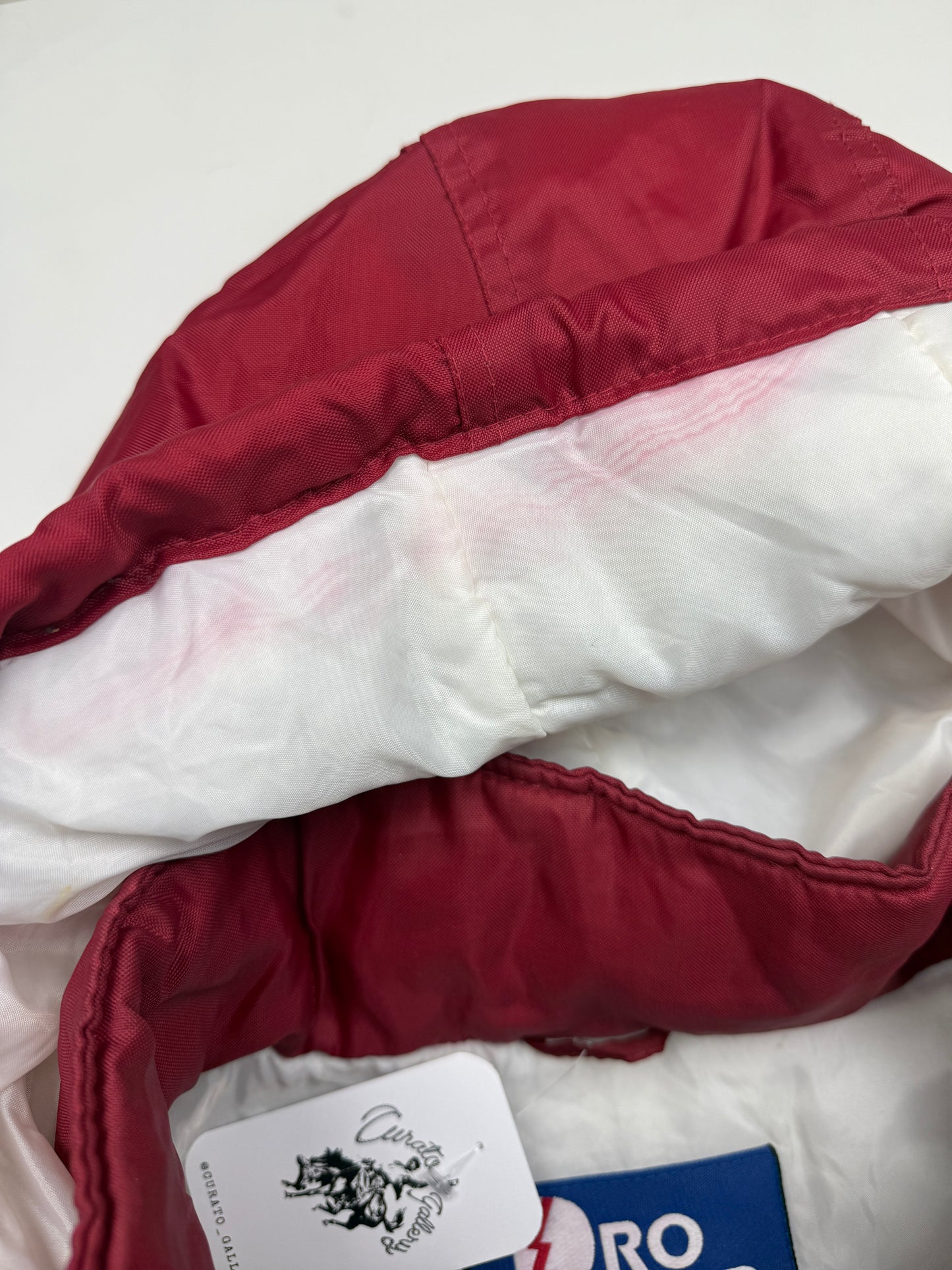 Vintage 90s Alabama Crimson Tide NCAA 1/2 Zip Insulated Pro Player Side Line Jacket Size XL
