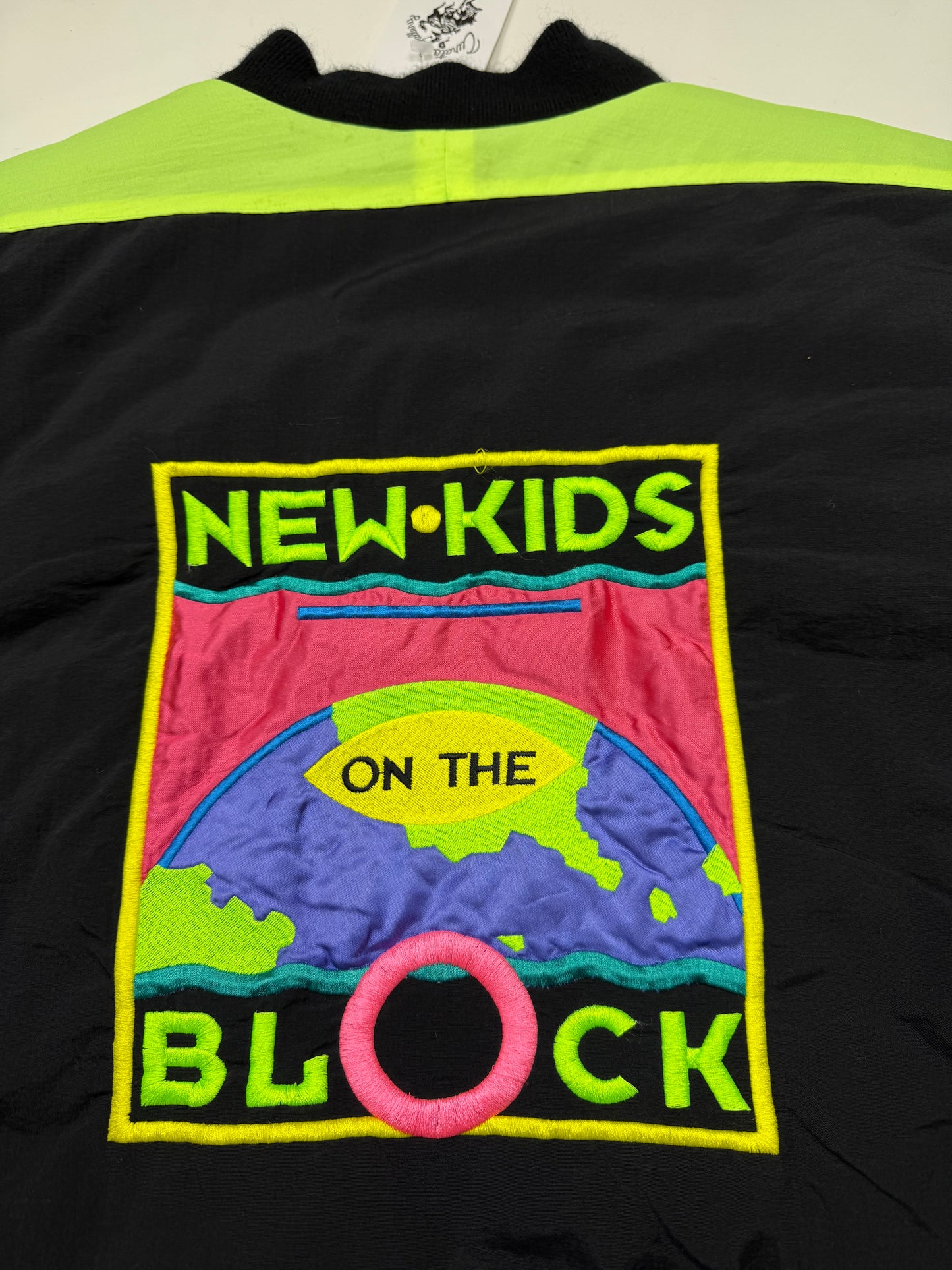 Vintage 90s New Kids On The Block Magic Summer Tour Insulated Bomber Jacket Size XL