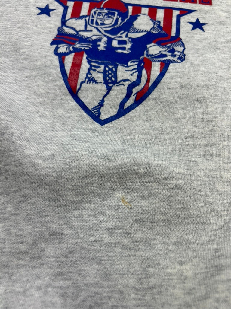 Vintage 90s College Football Hall Of Fame Logo NCAA Graphic Sweatshirt Size L