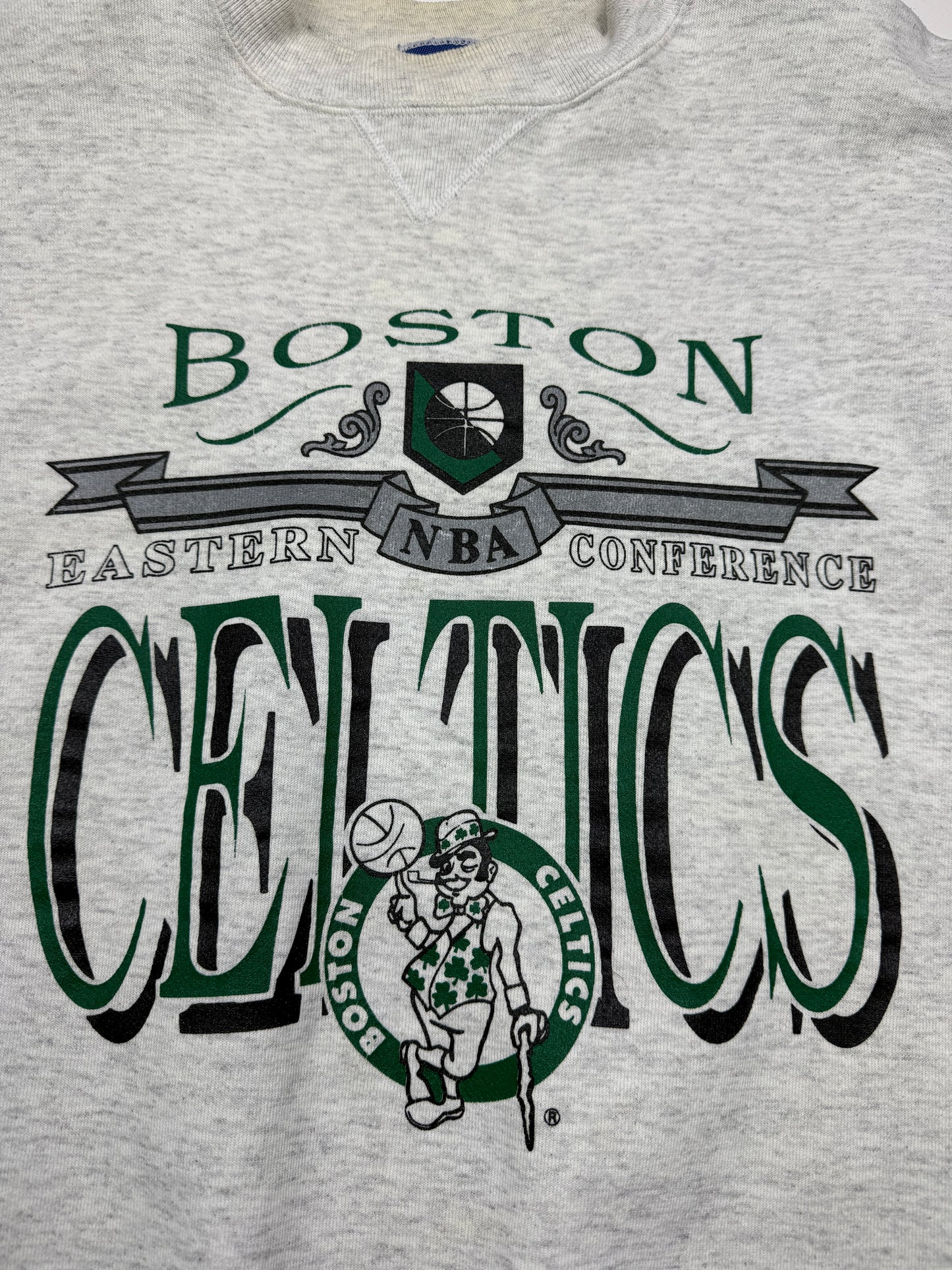 Vintage 90s Boston Celcticts Eastern Conference NBA Basketball Graphic Sweatshirt Size L